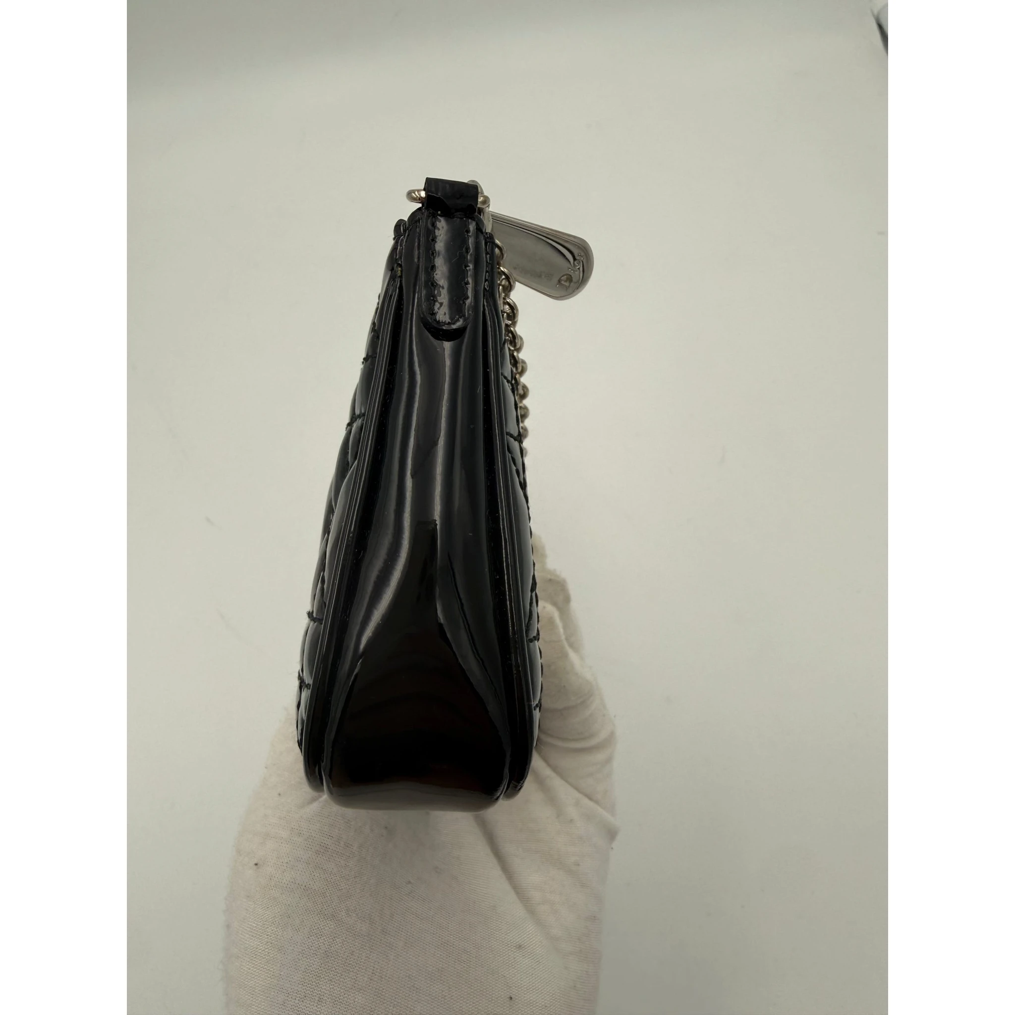 DIOR Lady Dior Cannage Patent Pouch