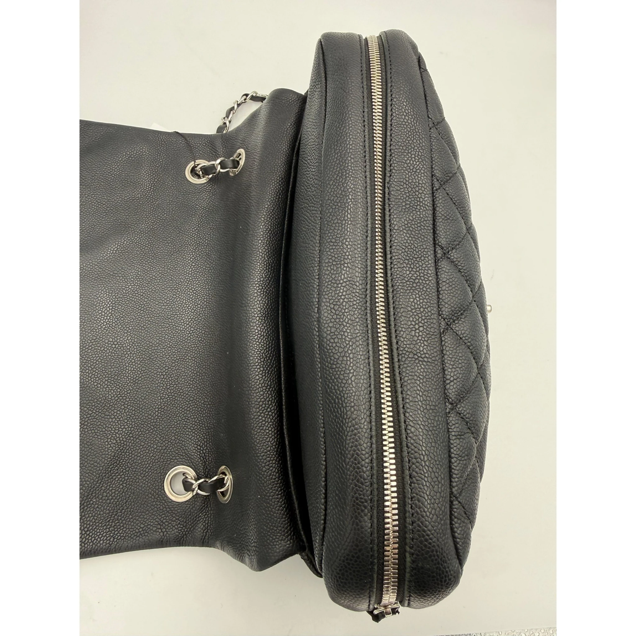 CHANEL Timeless Classique “ZIP FLAP BAG” Handbag