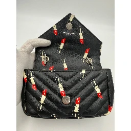 SAINT LAURENT MINI COLLEGE Lip Stick Handbag