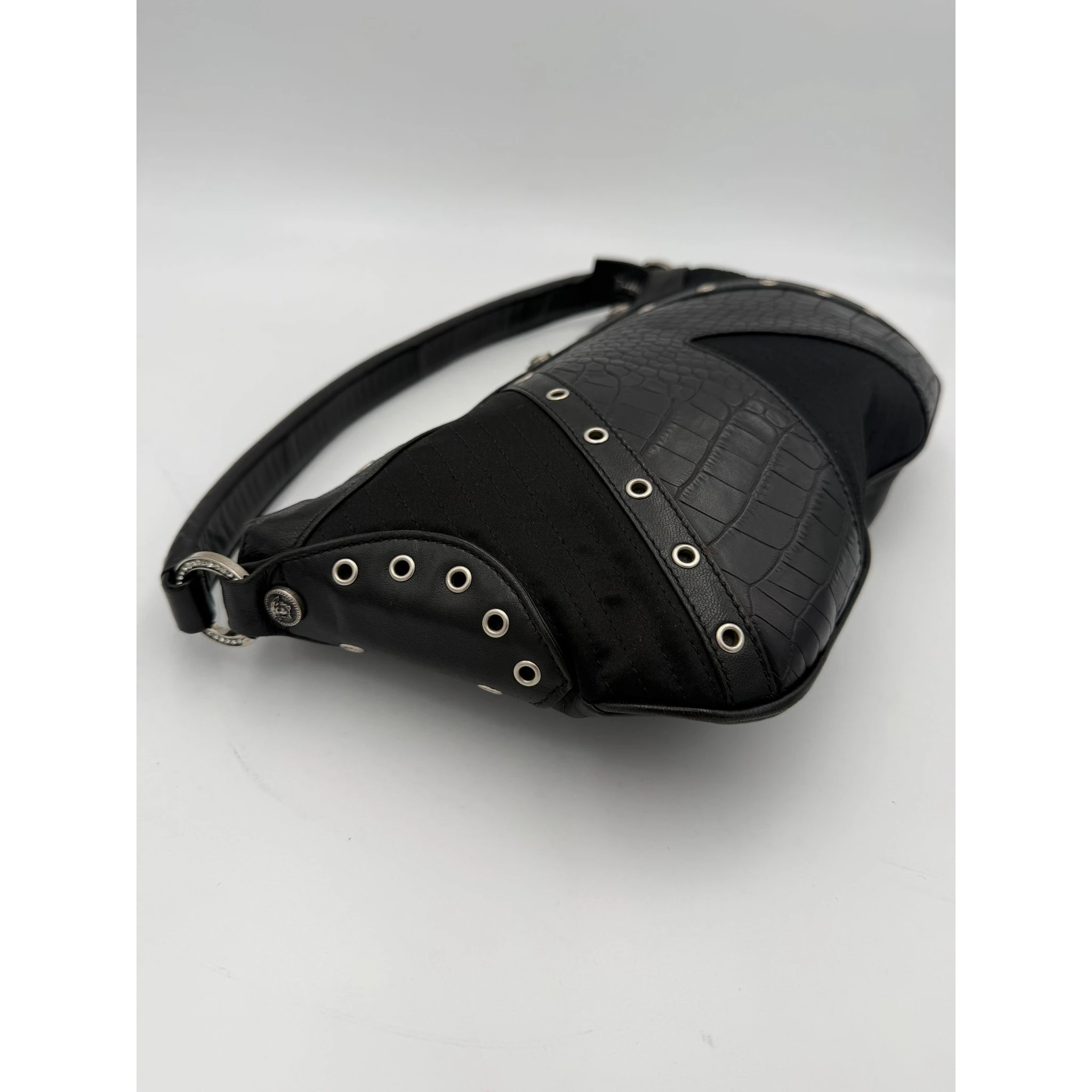 VERSACE Shoulder Bag in Studded Leather