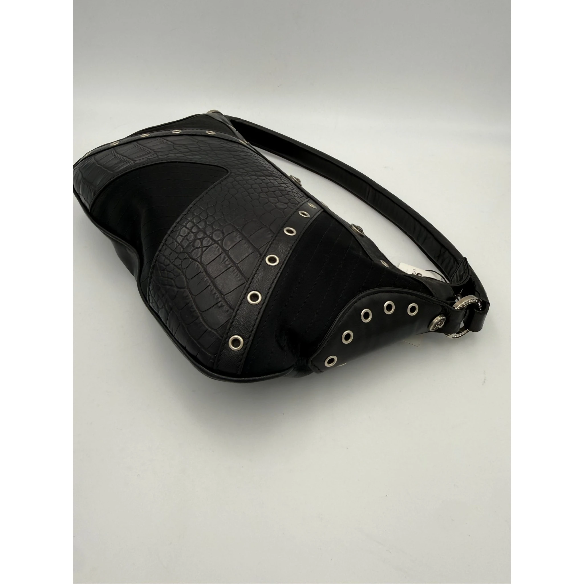 VERSACE Shoulder Bag in Studded Leather