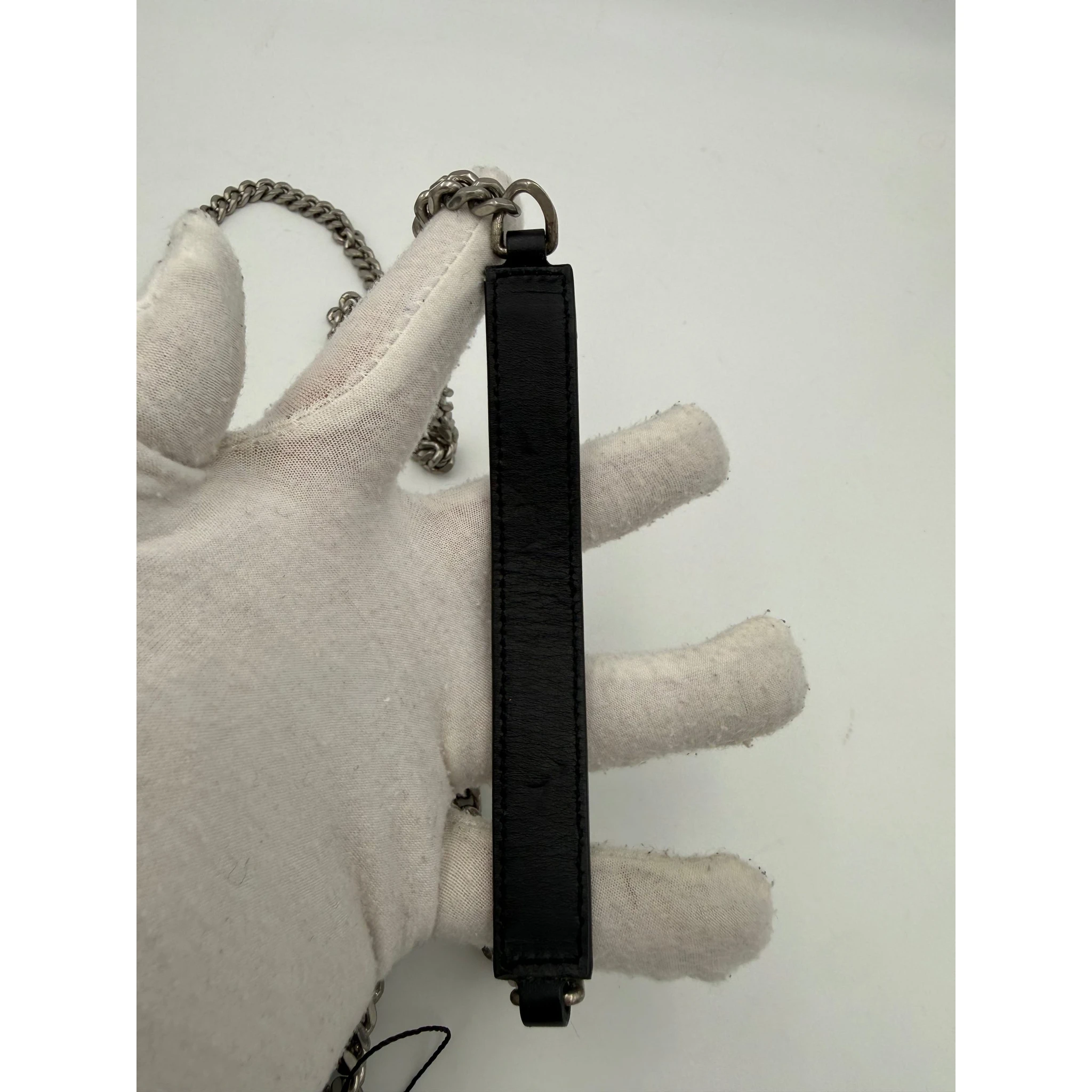 SAINT LAURENT MINI COLLEGE Lip Stick Handbag