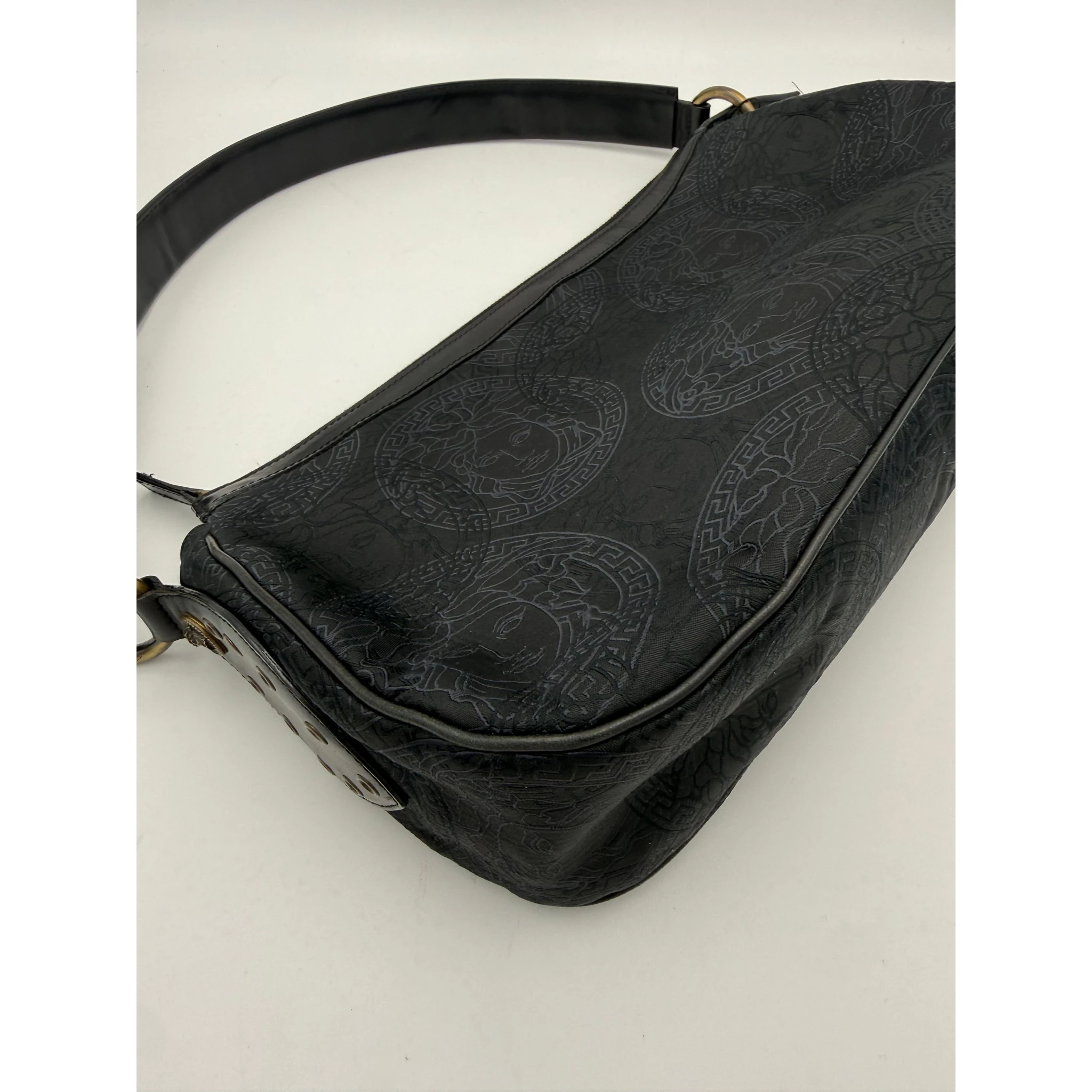 VERSACE Medusa Jacquard Shoulder Bag