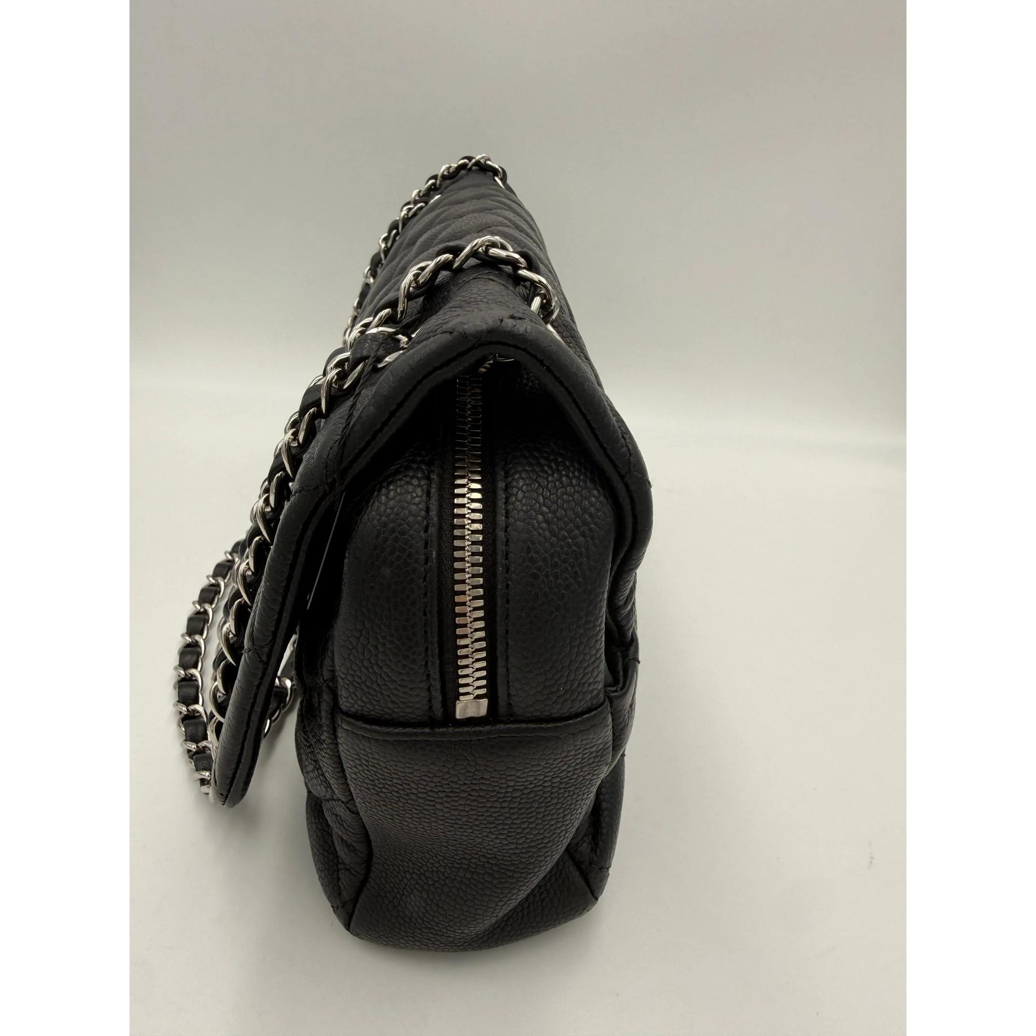 CHANEL Timeless Classique “ZIP FLAP BAG” Handbag