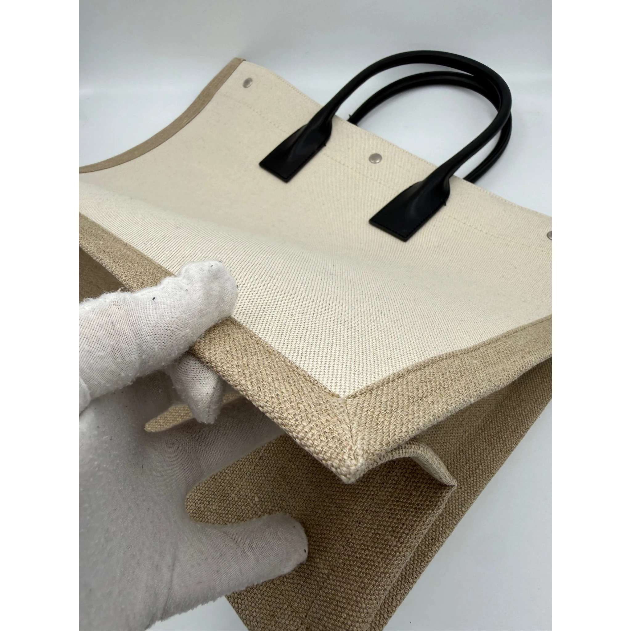 SAINT LAURENT Rive Gauche Large Tote Bag