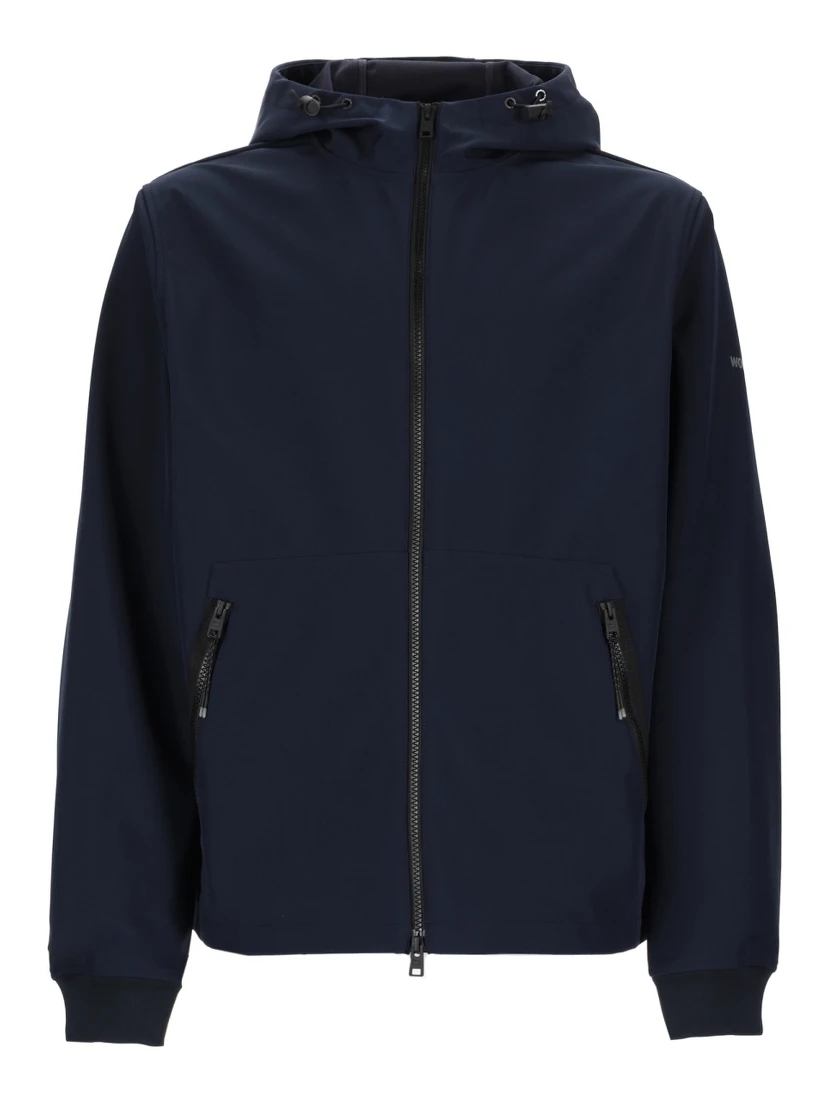GIACCA CON ZIP E CAPPUCCIO