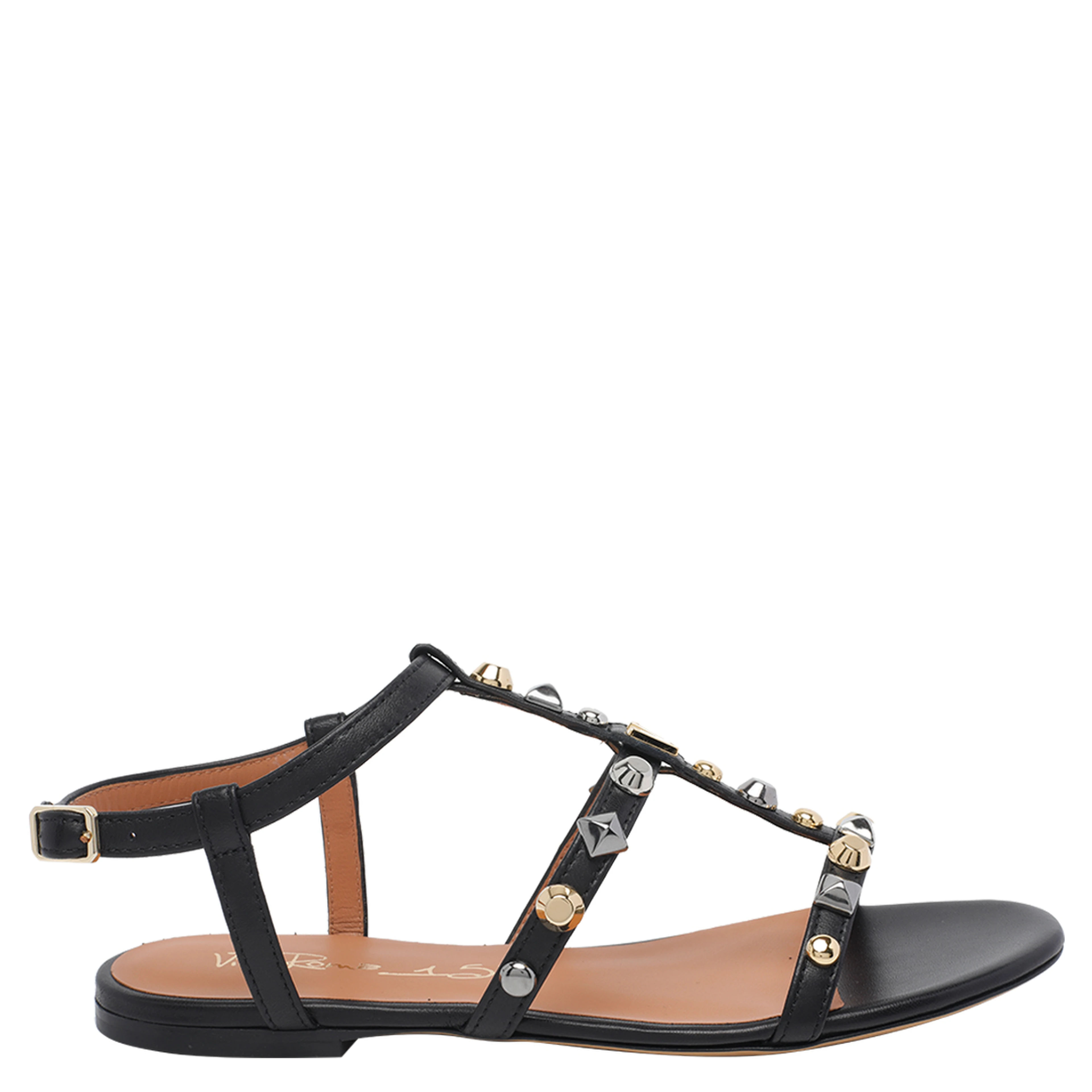 Via Roma 15 Sandals Black