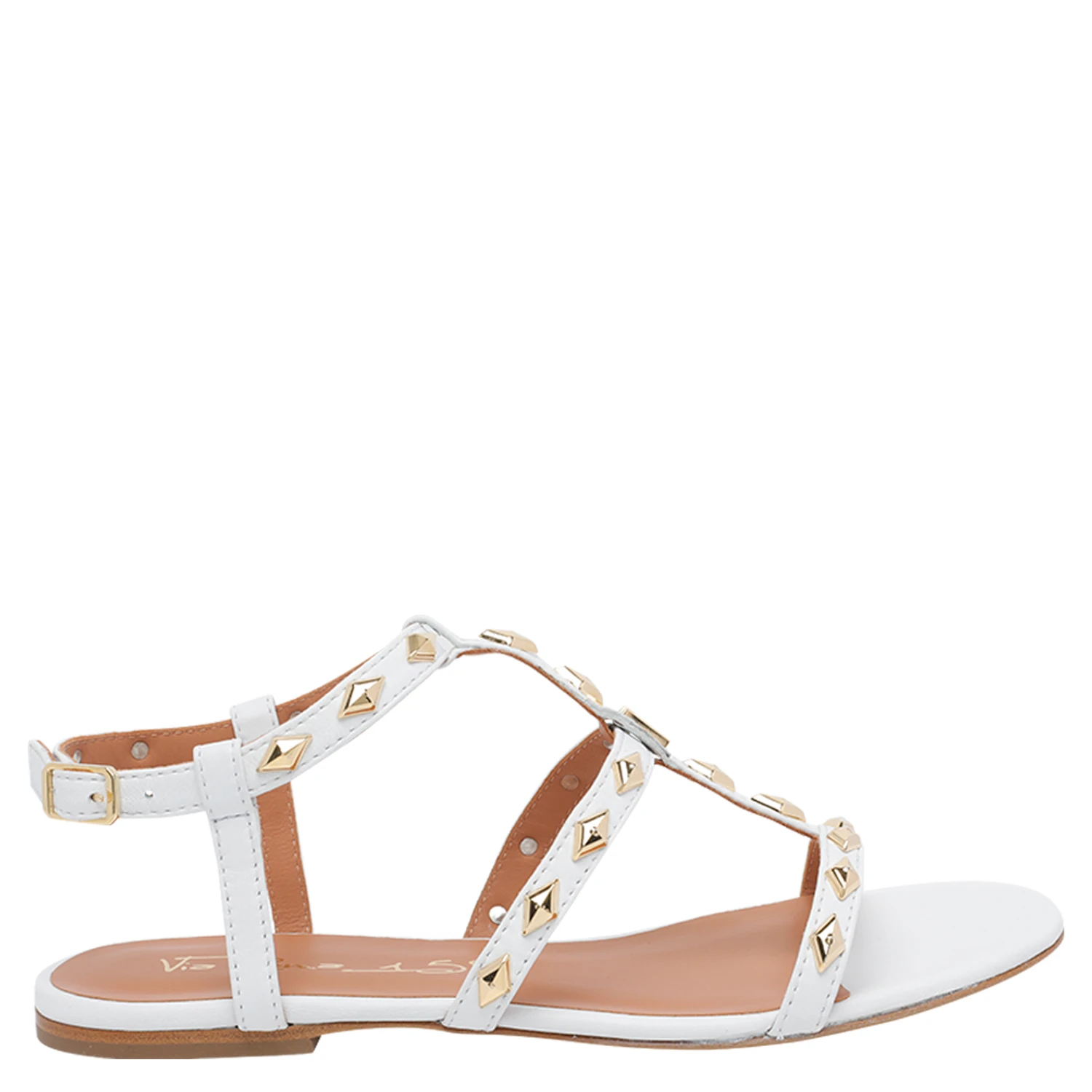 Via Roma 15 Sandals White