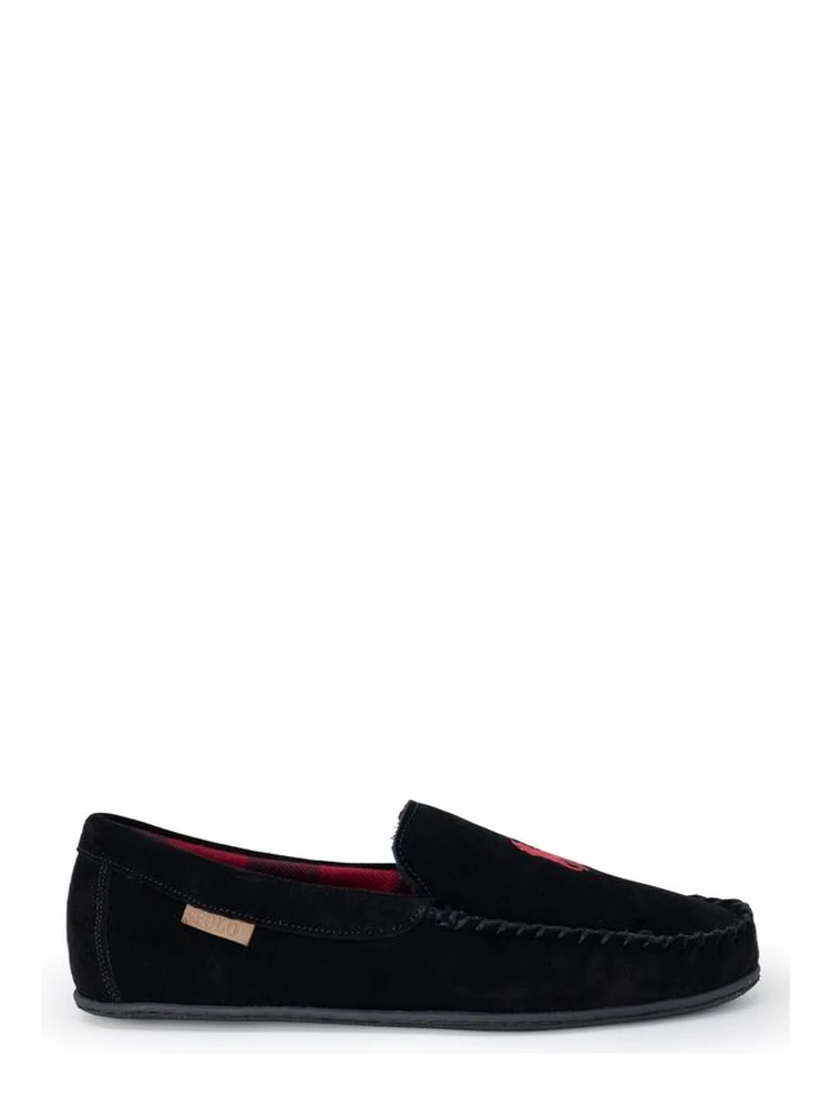 Black Faux Fur Slippers