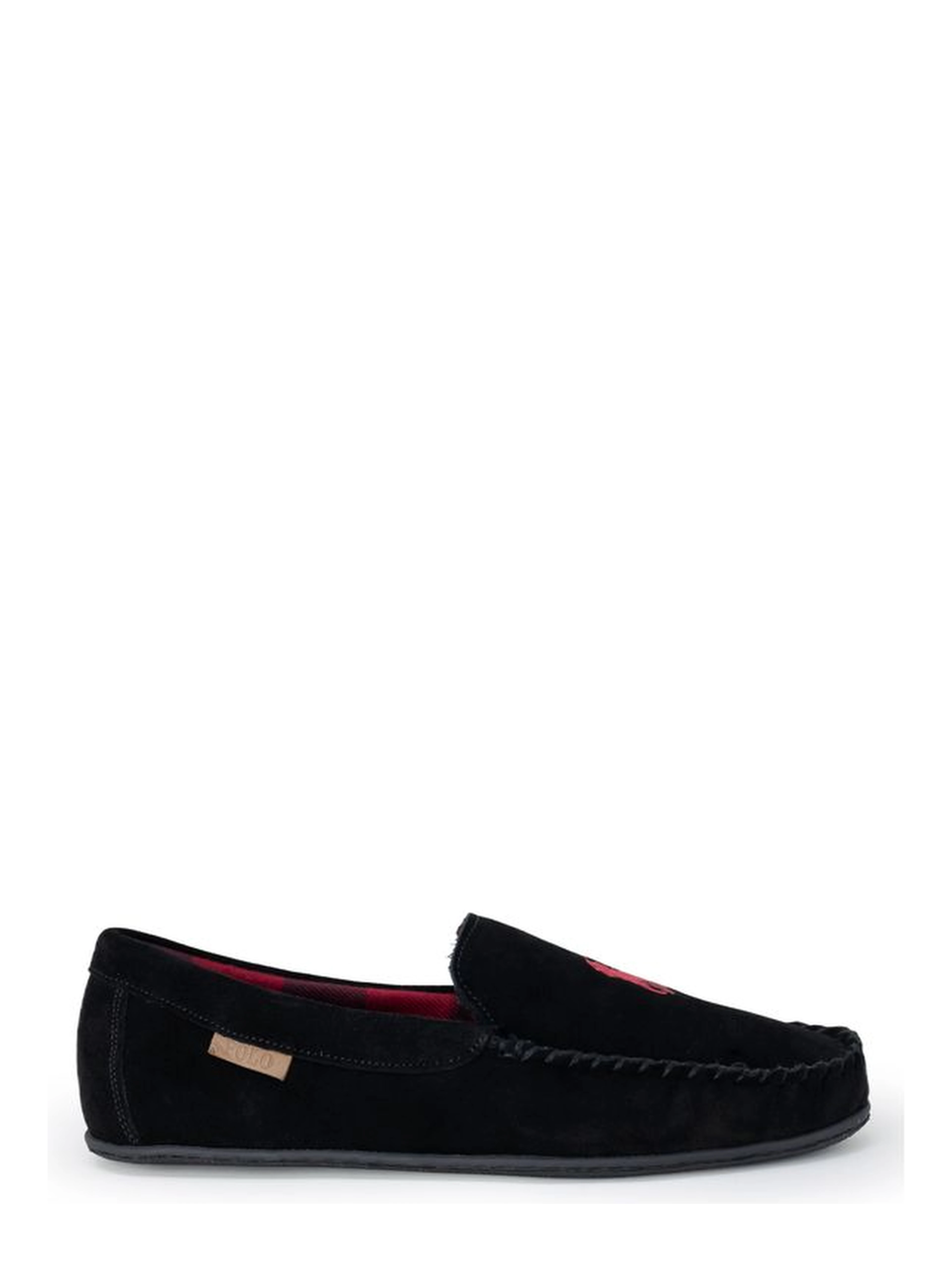 Black Faux Fur Slippers