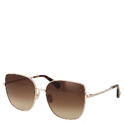 Rose Gold Metal Sunglasses