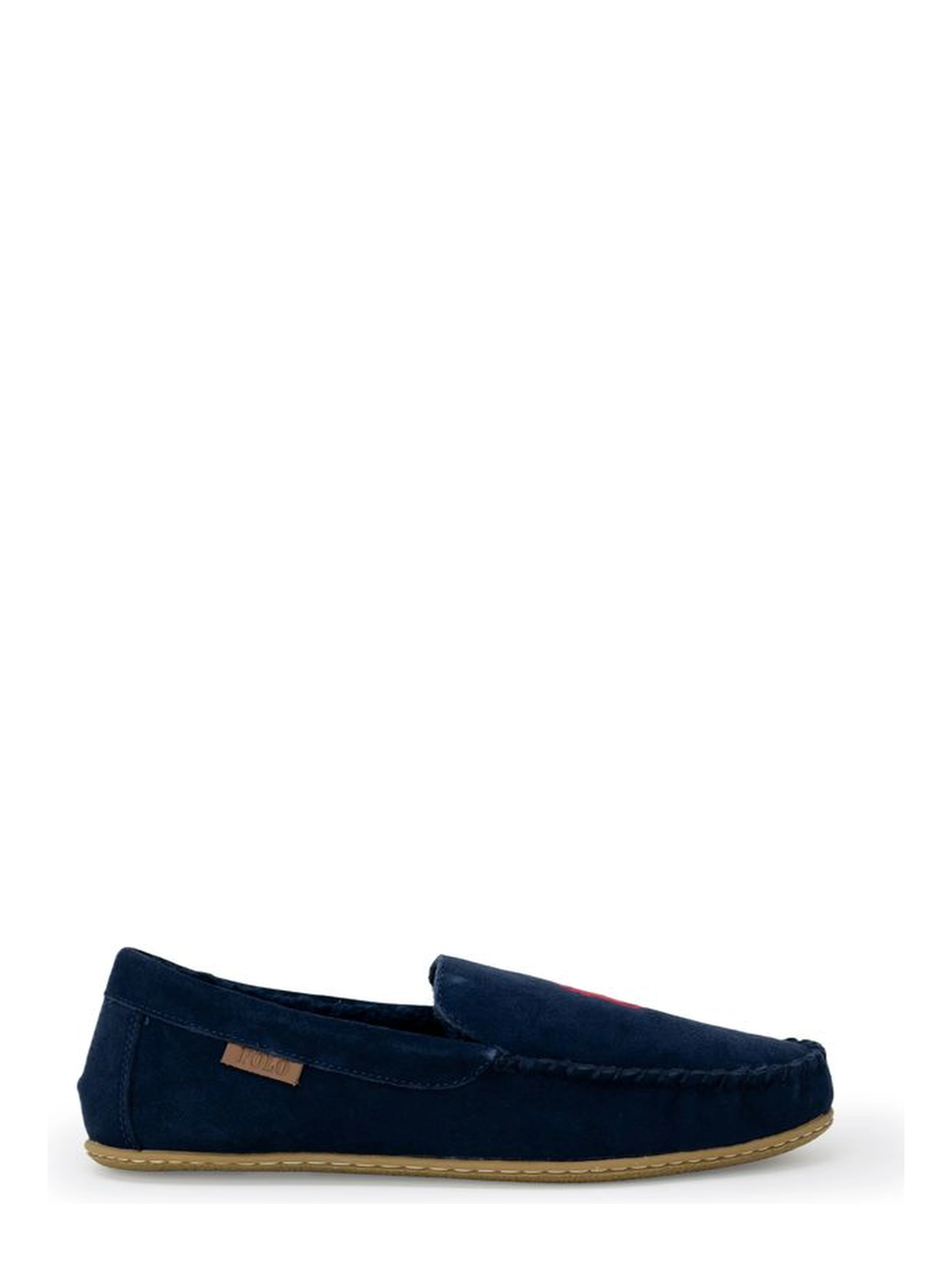 Blue Faux Fur Slippers
