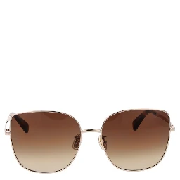 Rose Gold Metal Sunglasses