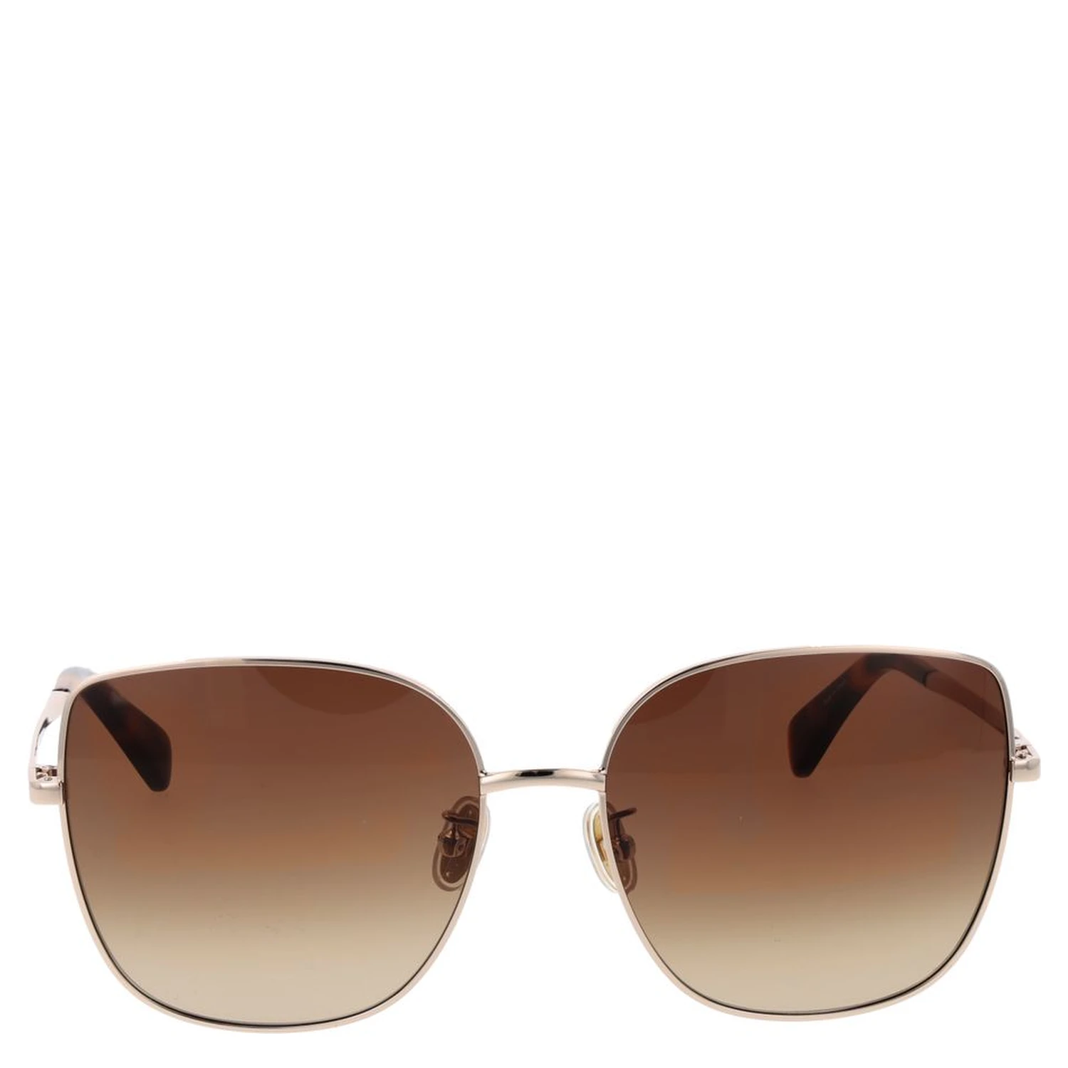 Rose Gold Metal Sunglasses