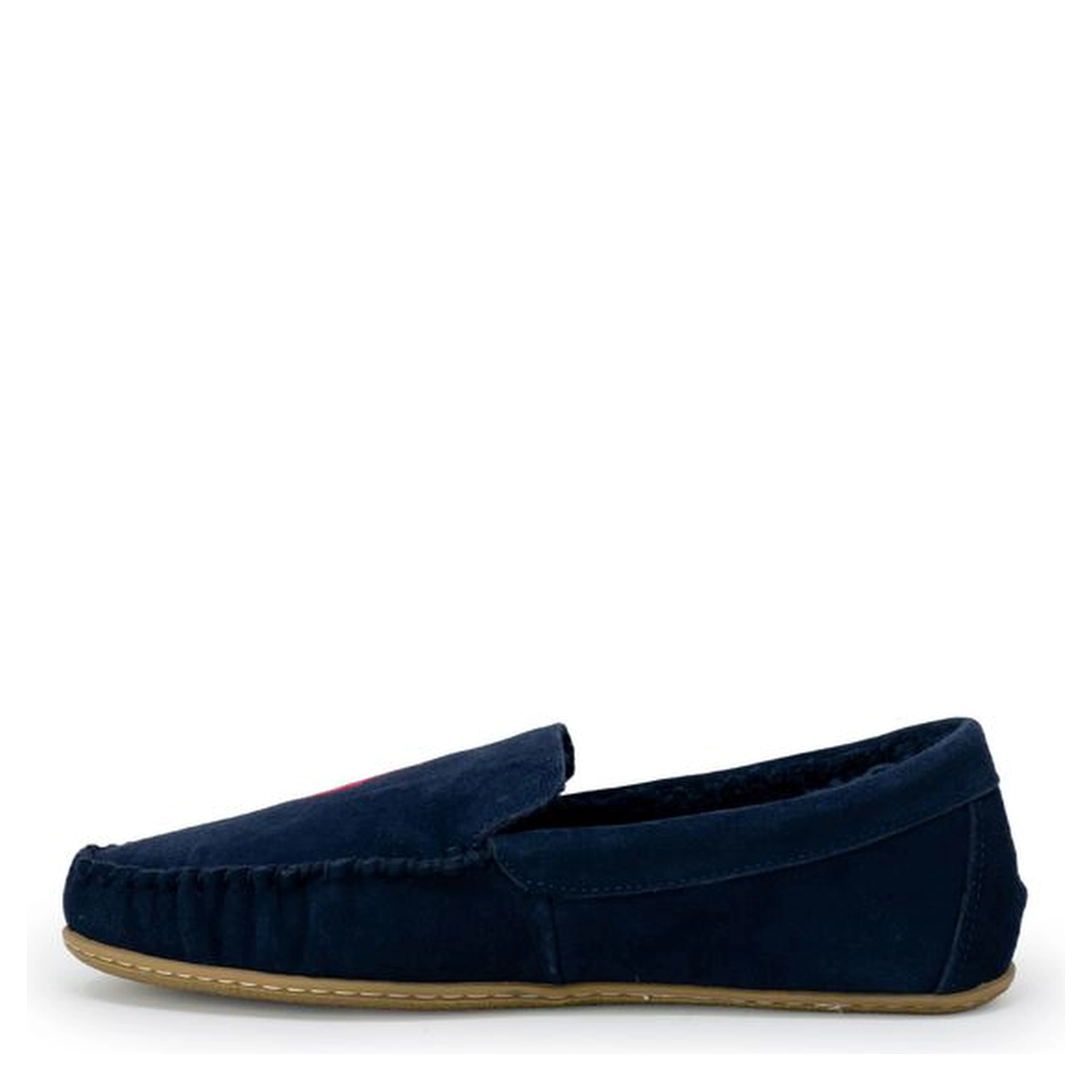 Blue Faux Fur Slippers