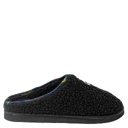 Black Cotton Slippers