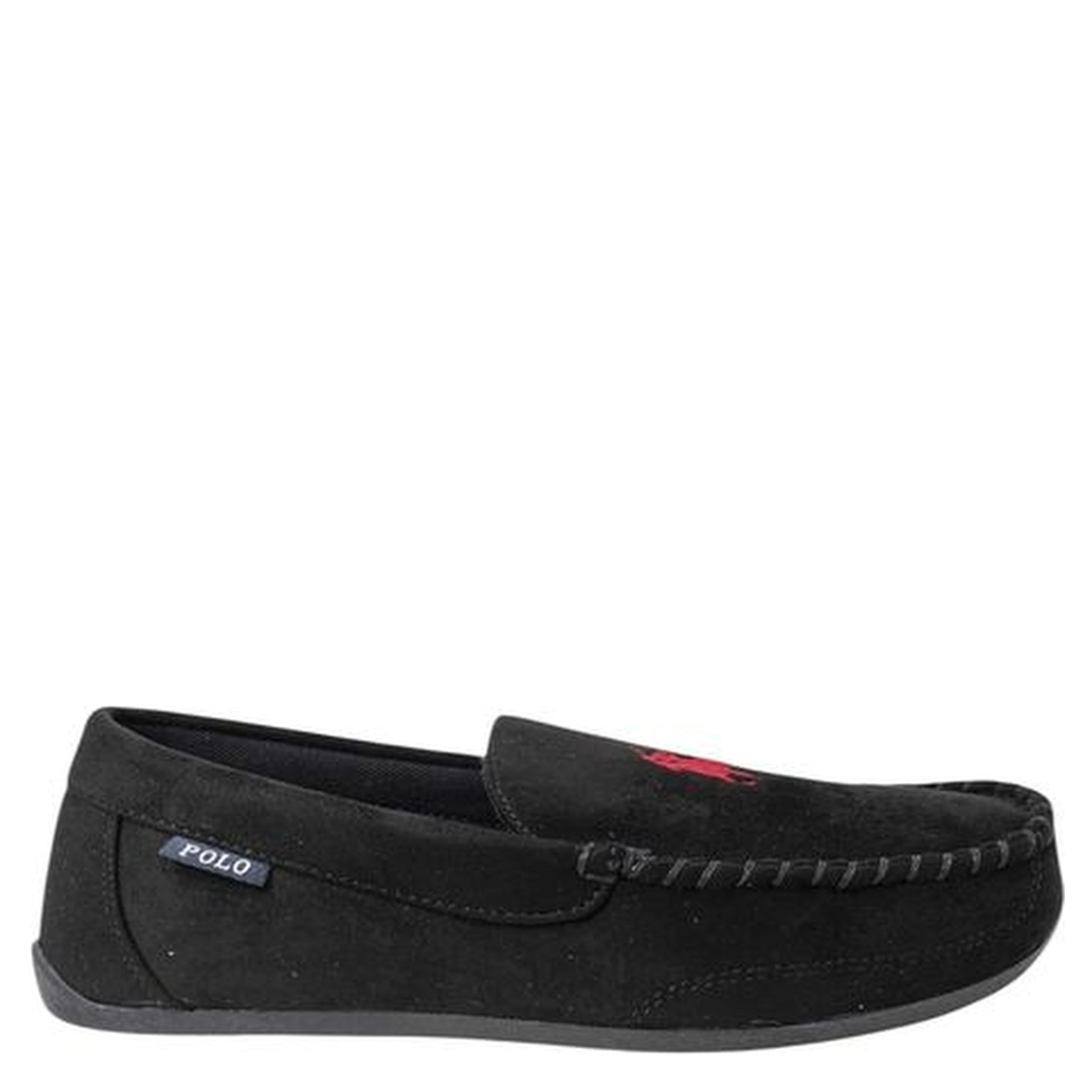Black Faux Fur Slippers