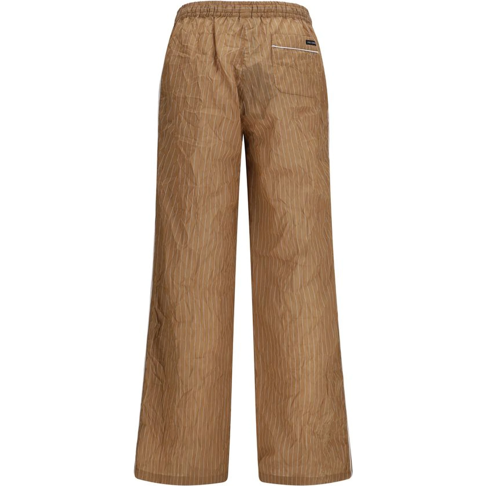 Brown Linen Casual Pants
