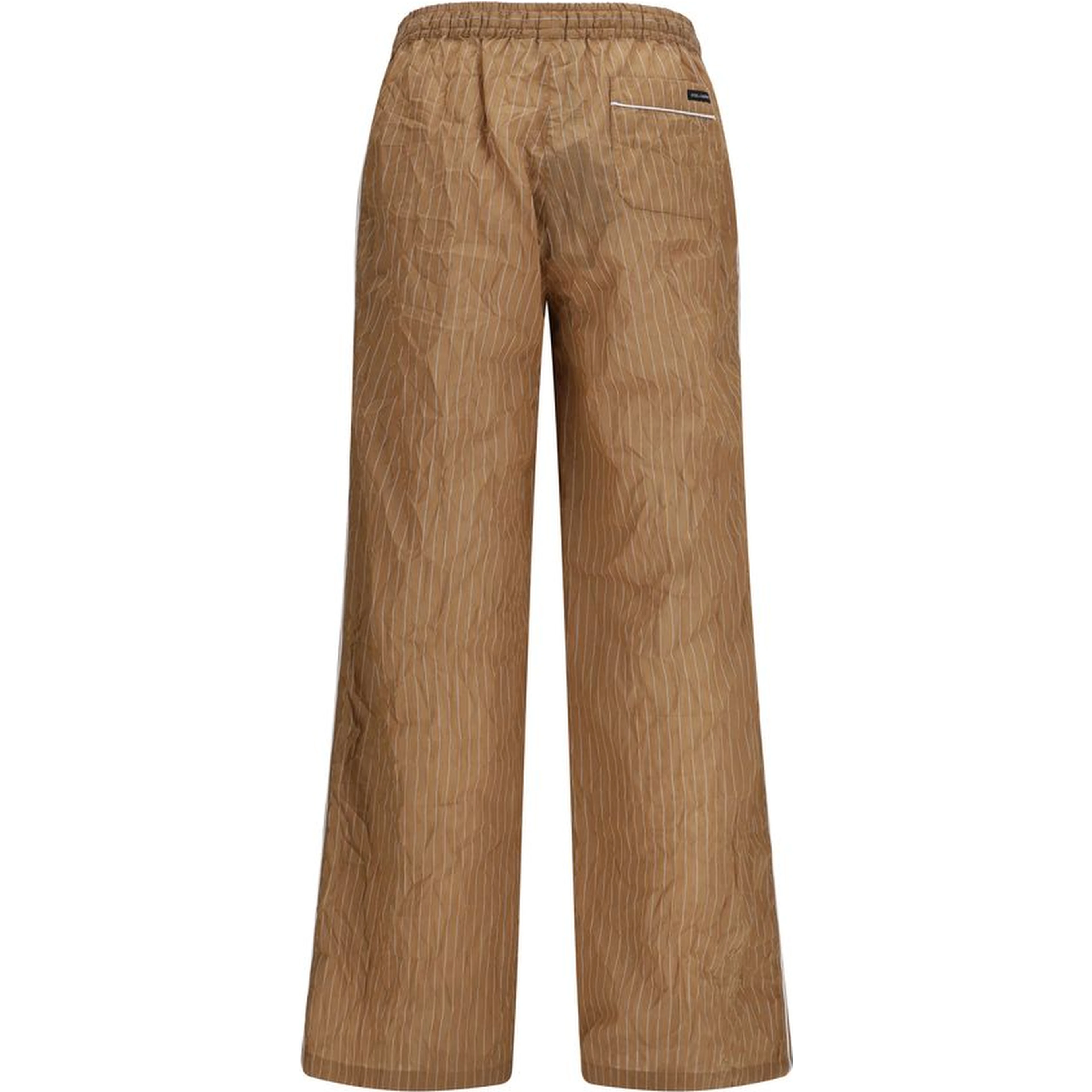 Brown Linen Casual Pants