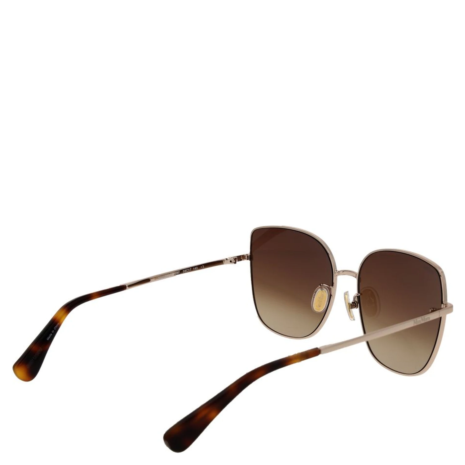 Rose Gold Metal Sunglasses