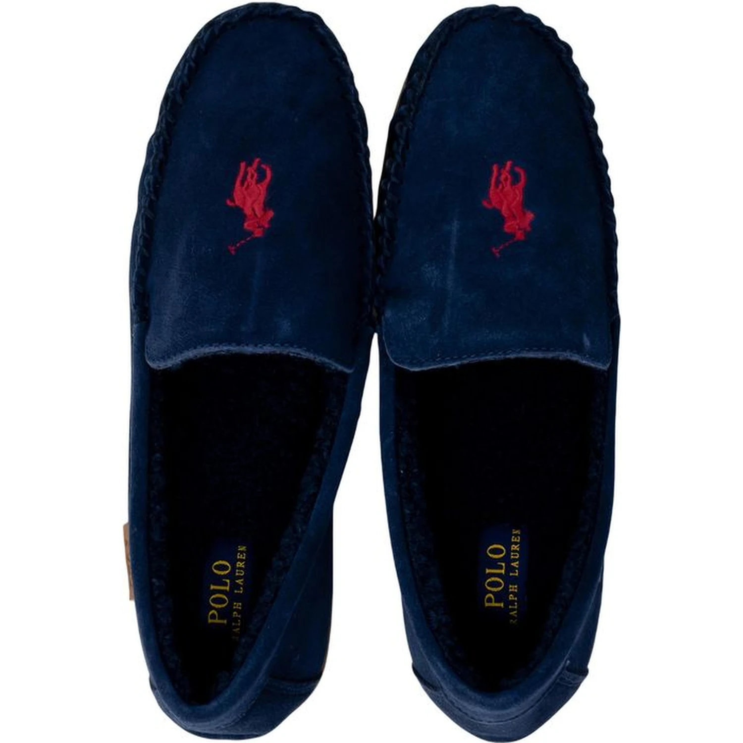 Blue Faux Fur Slippers