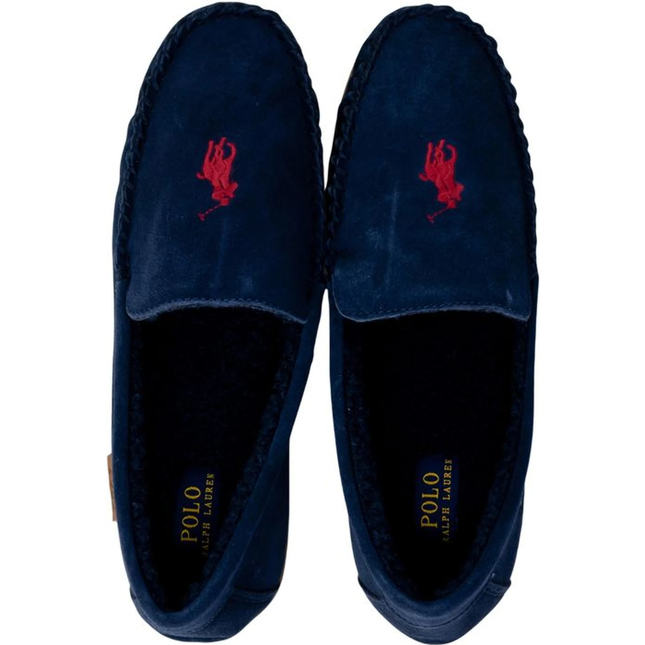 Blue Faux Fur Slippers