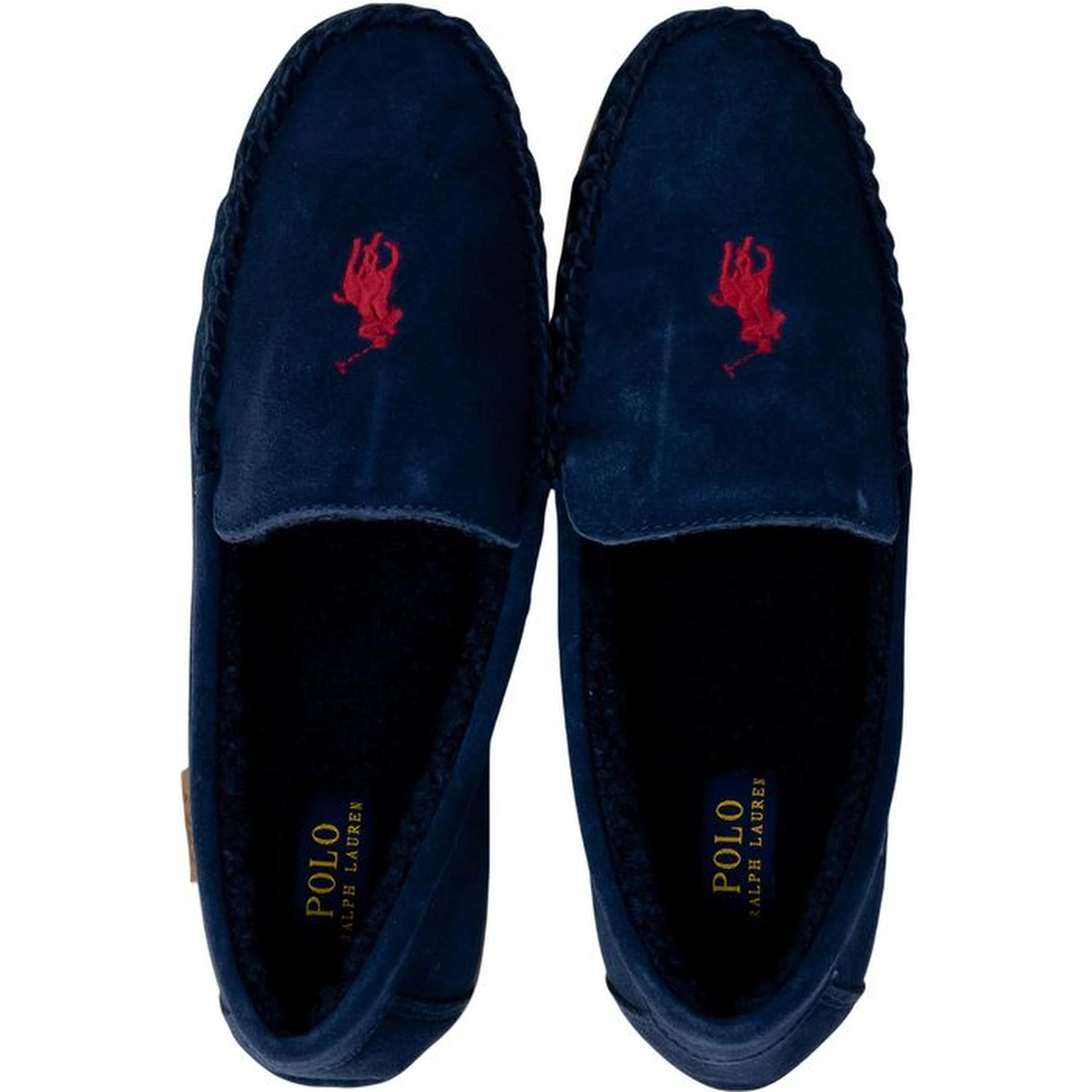 Blue Faux Fur Slippers