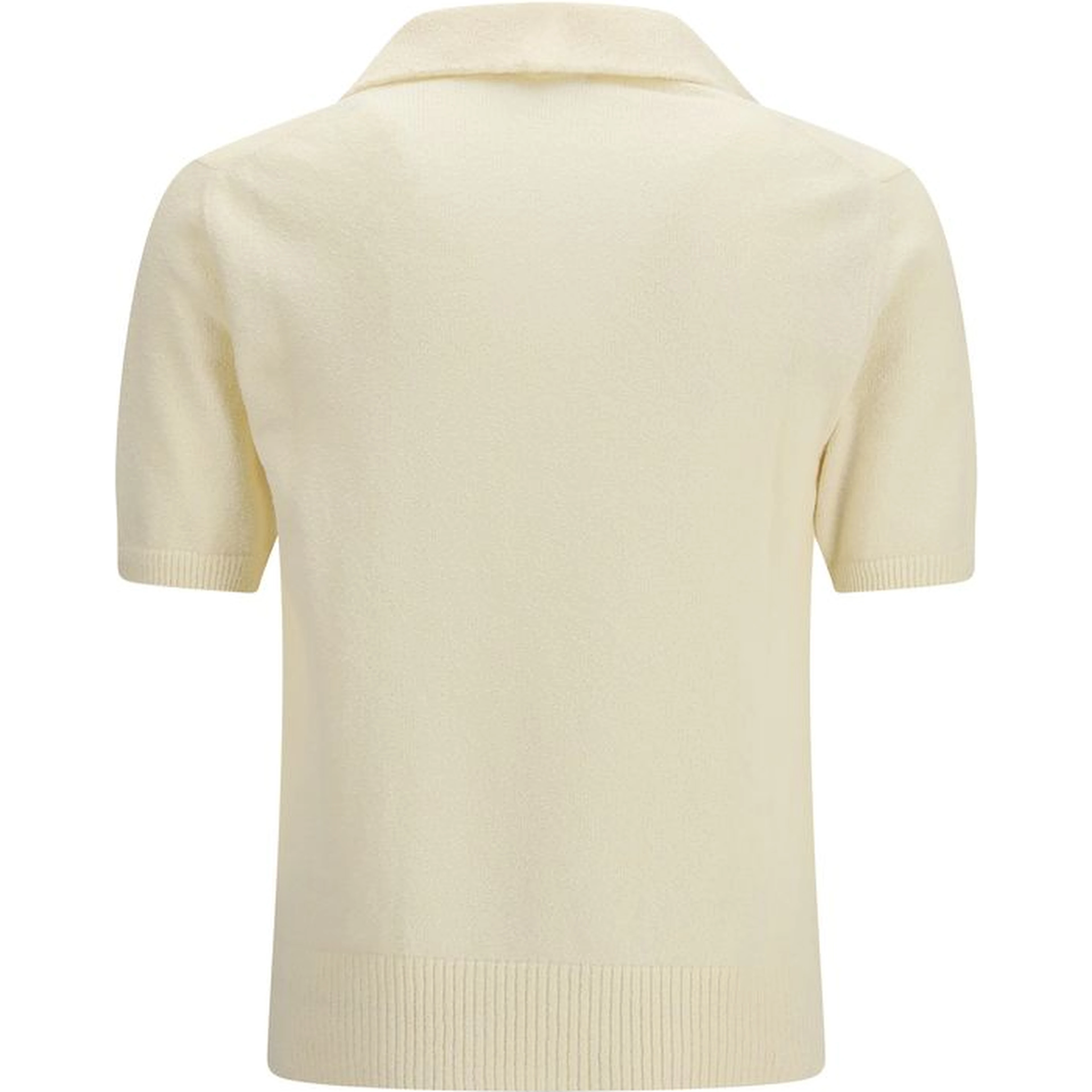 Beige Cotton Polo Shirt
