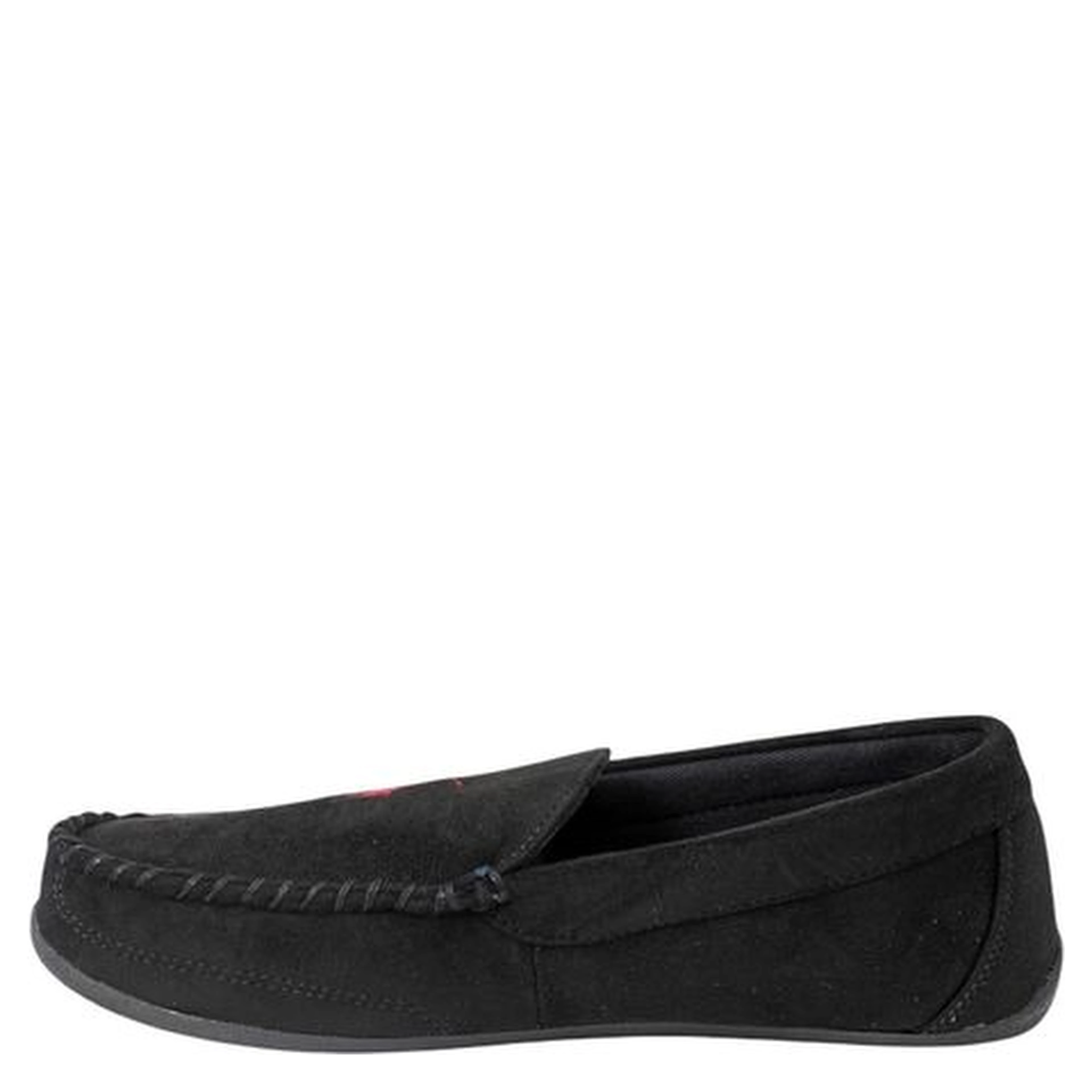 Black Faux Fur Slippers