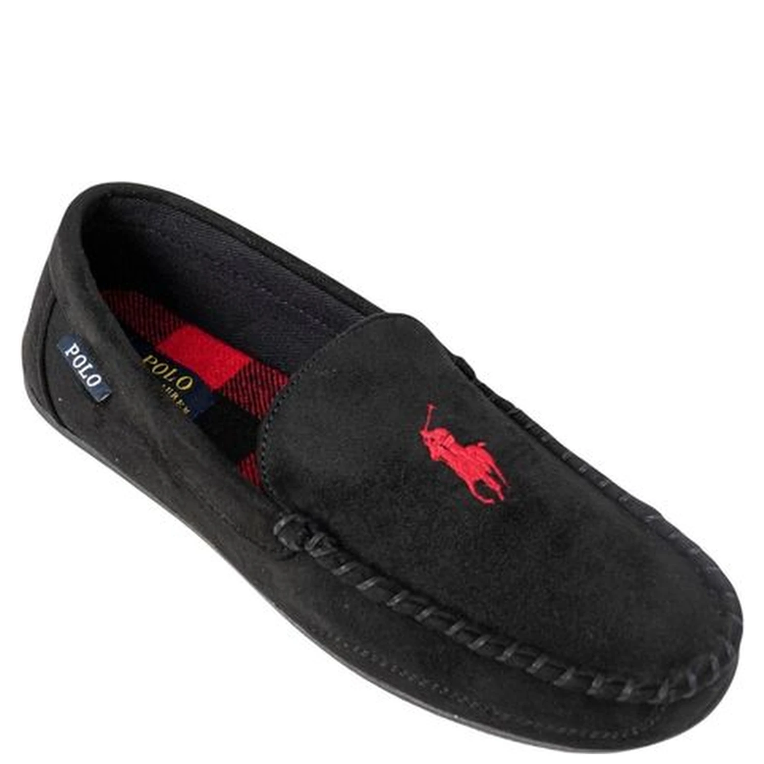 Black Faux Fur Slippers