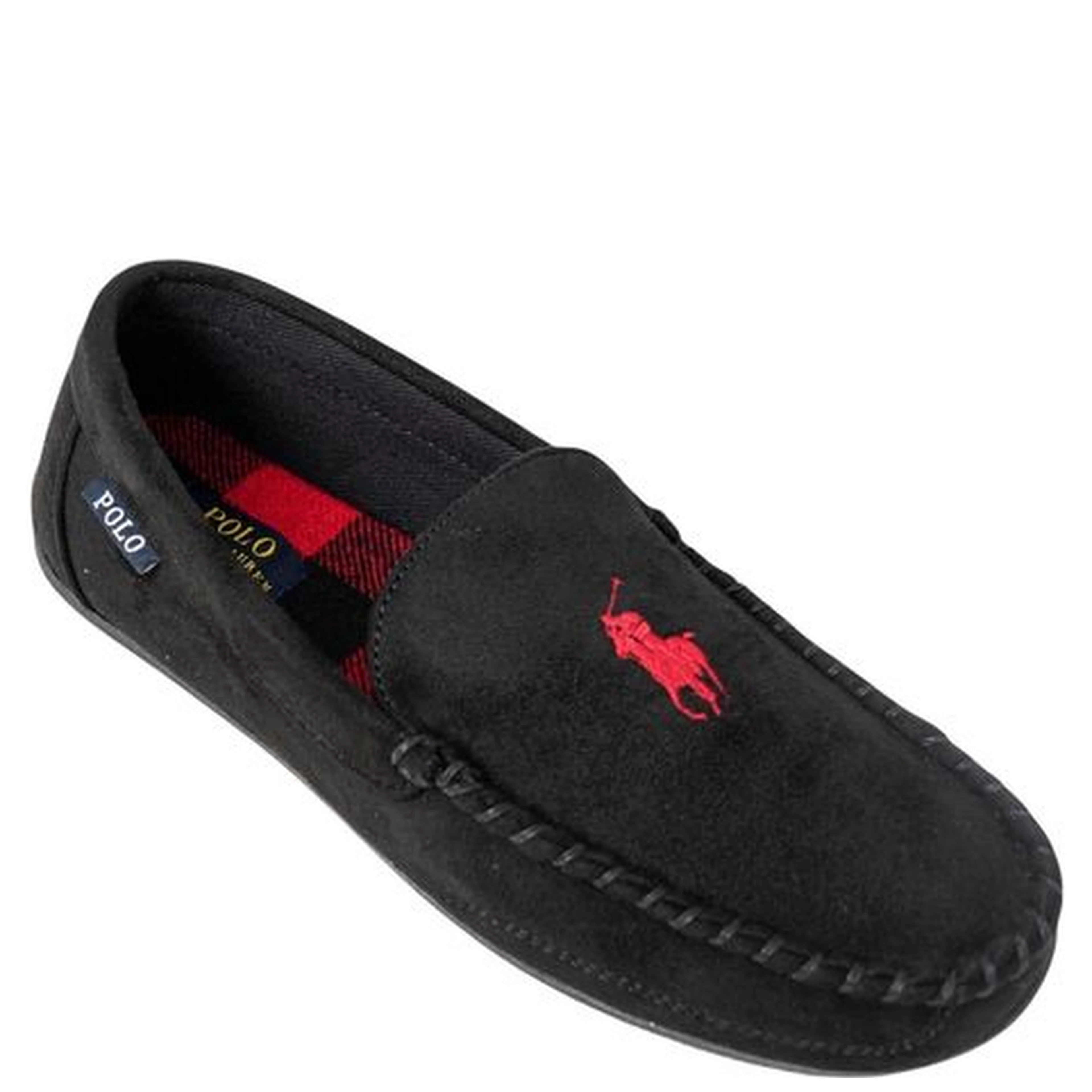 Black Faux Fur Slippers