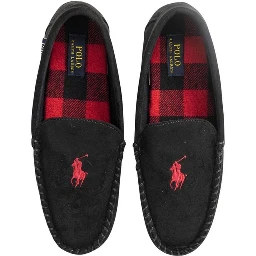 Black Faux Fur Slippers