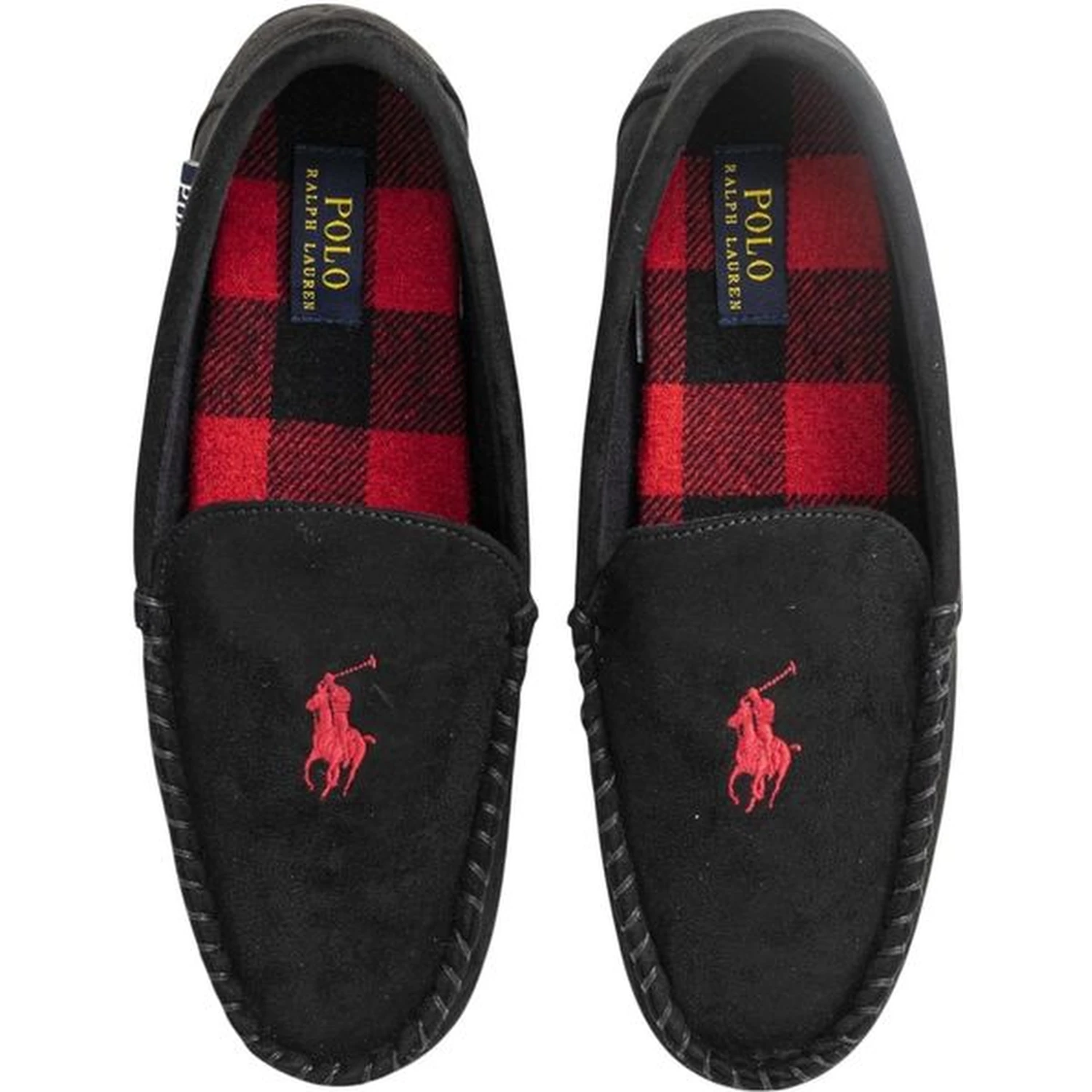 Black Faux Fur Slippers