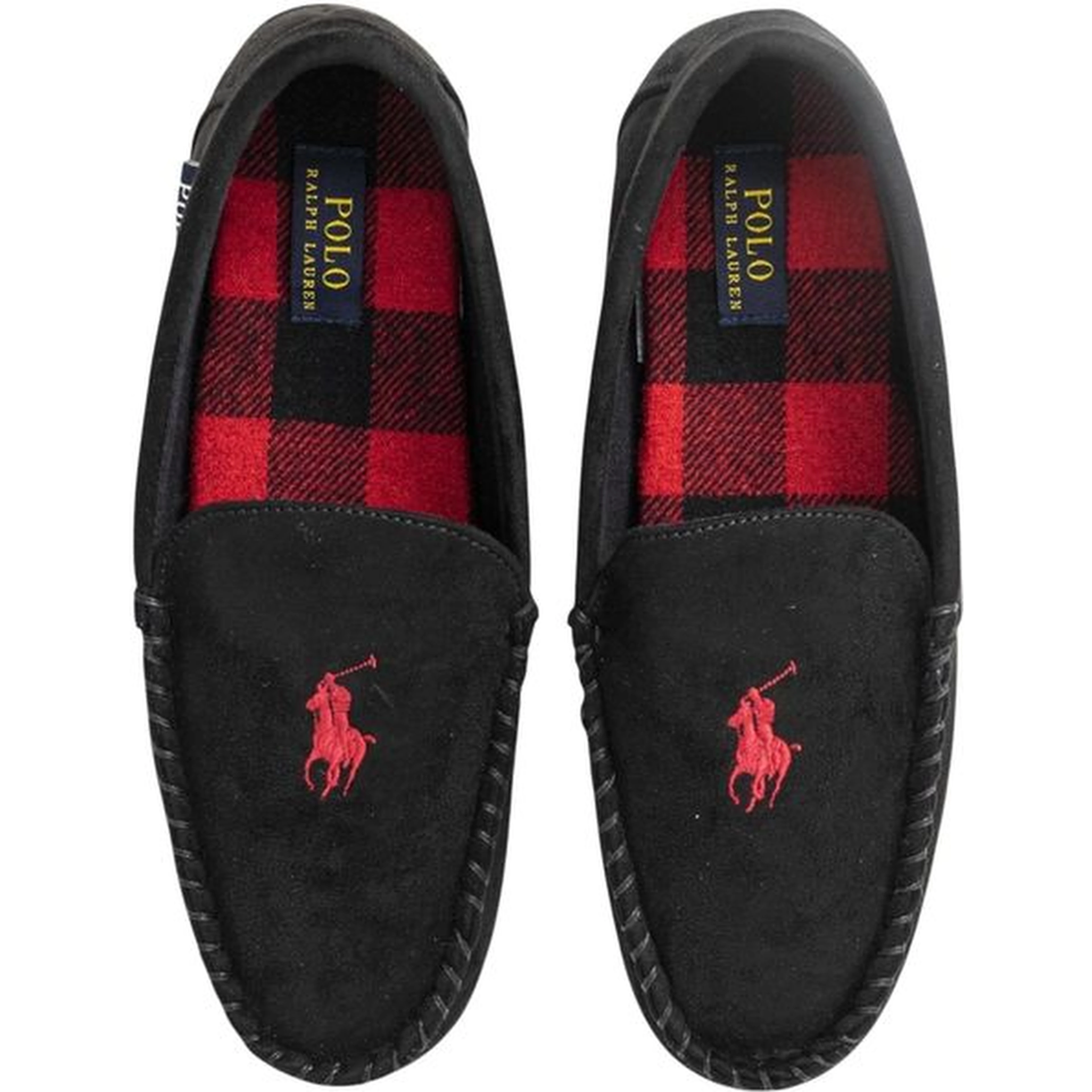 Black Faux Fur Slippers