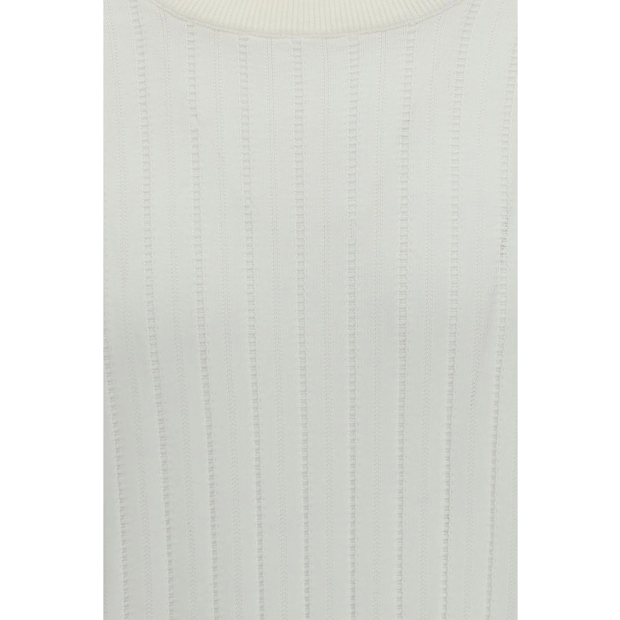 سويت شيرت قطني أبيض