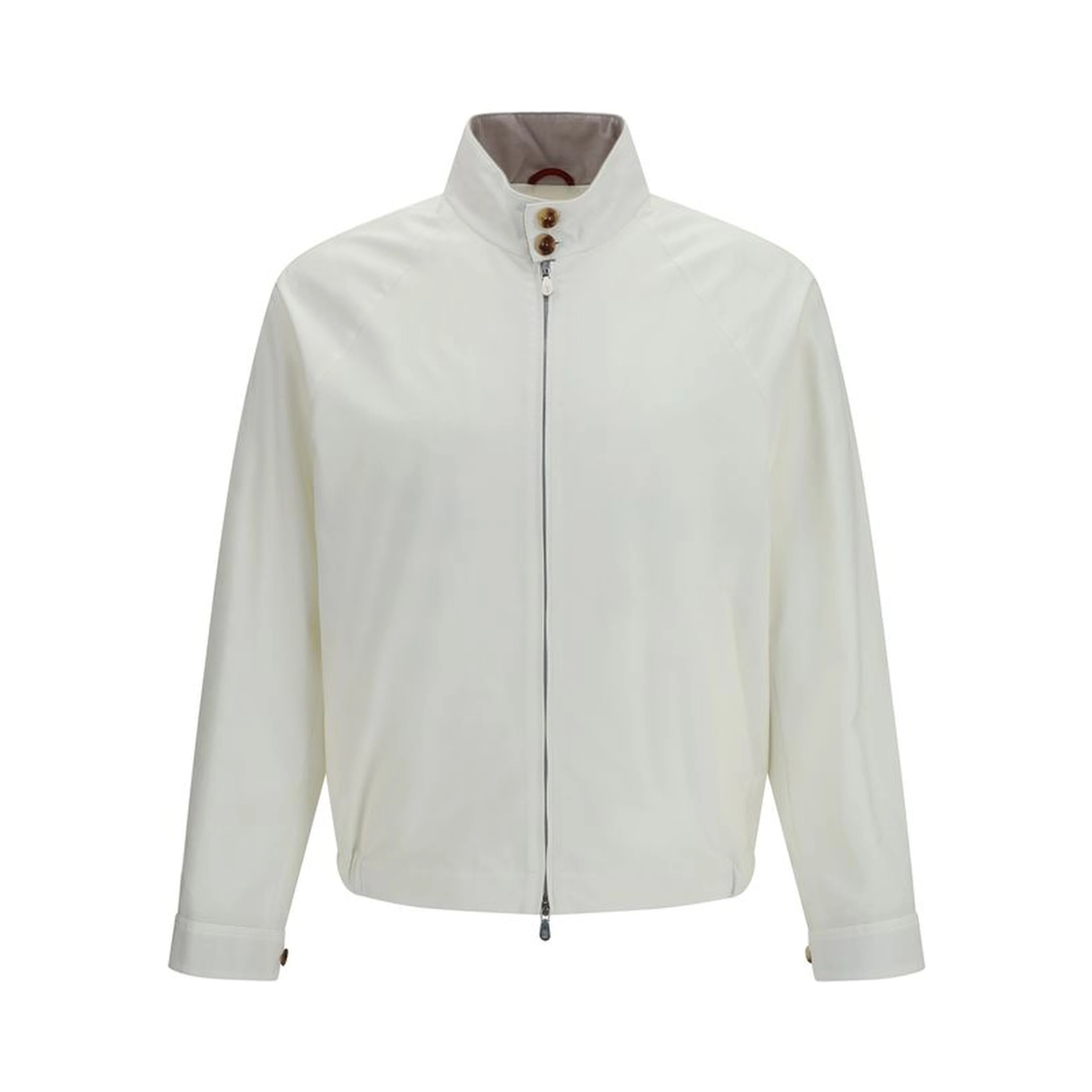White Cotton Full-Length Jacket