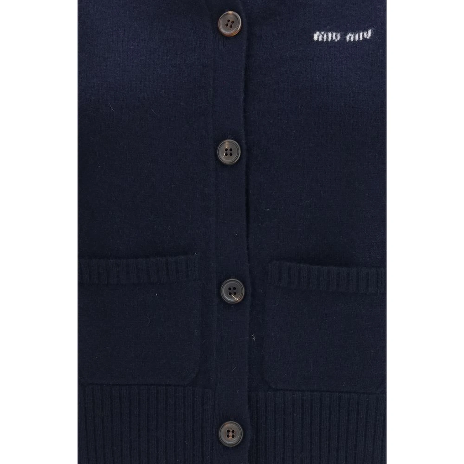 Blue Cashmere Sleeveles Sweater