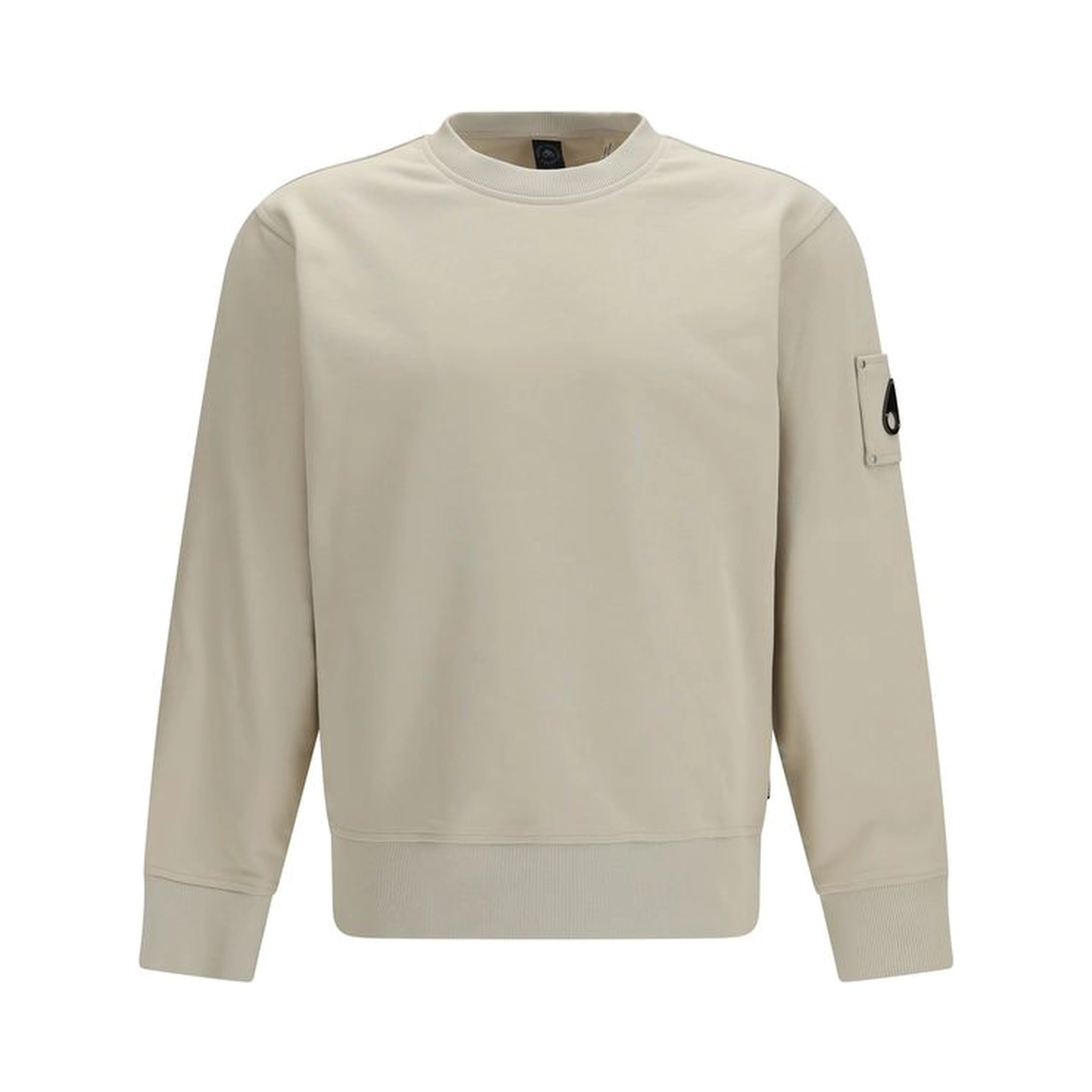 Beige Cotton Sweatshirt