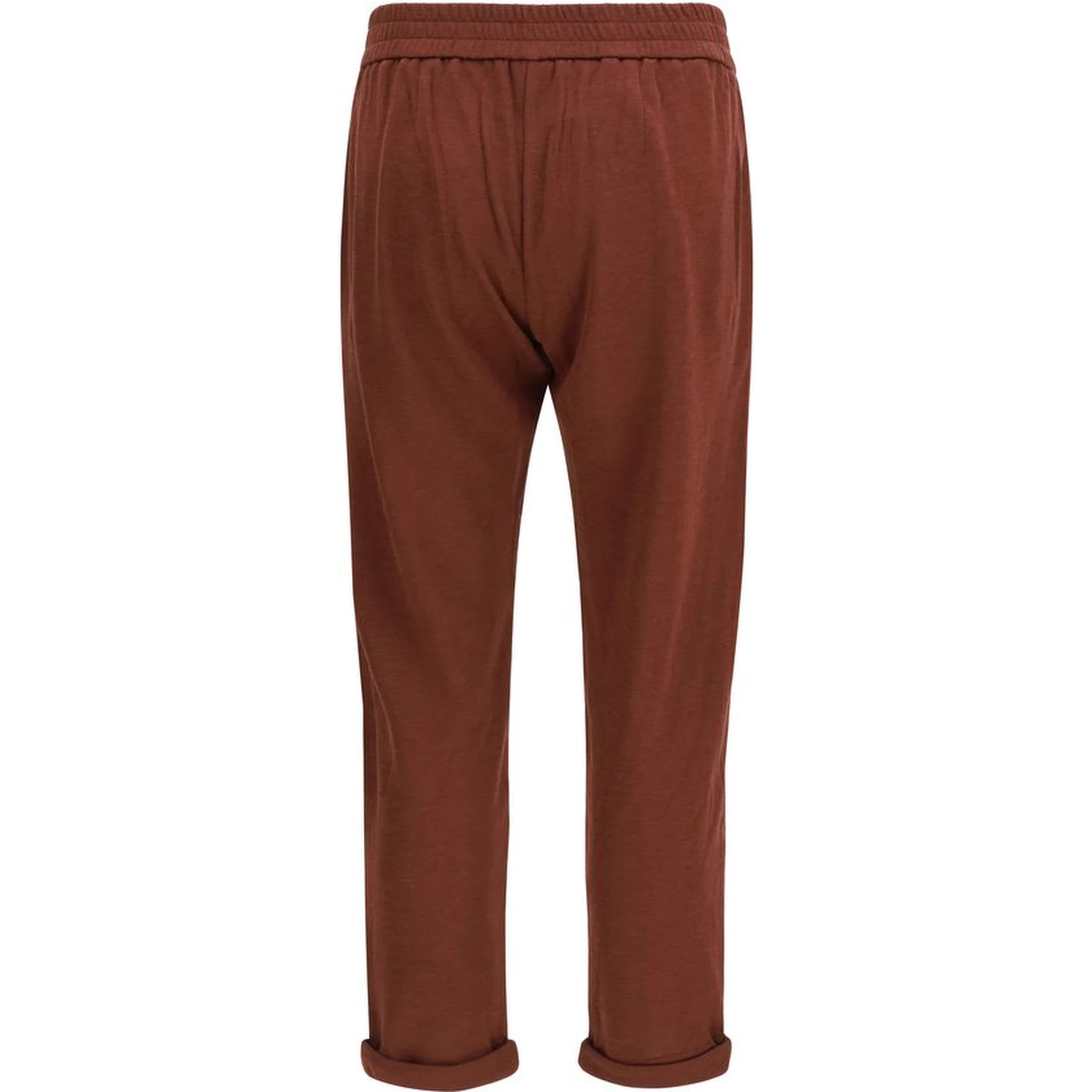 Bordeaux Cotton Casual Pants