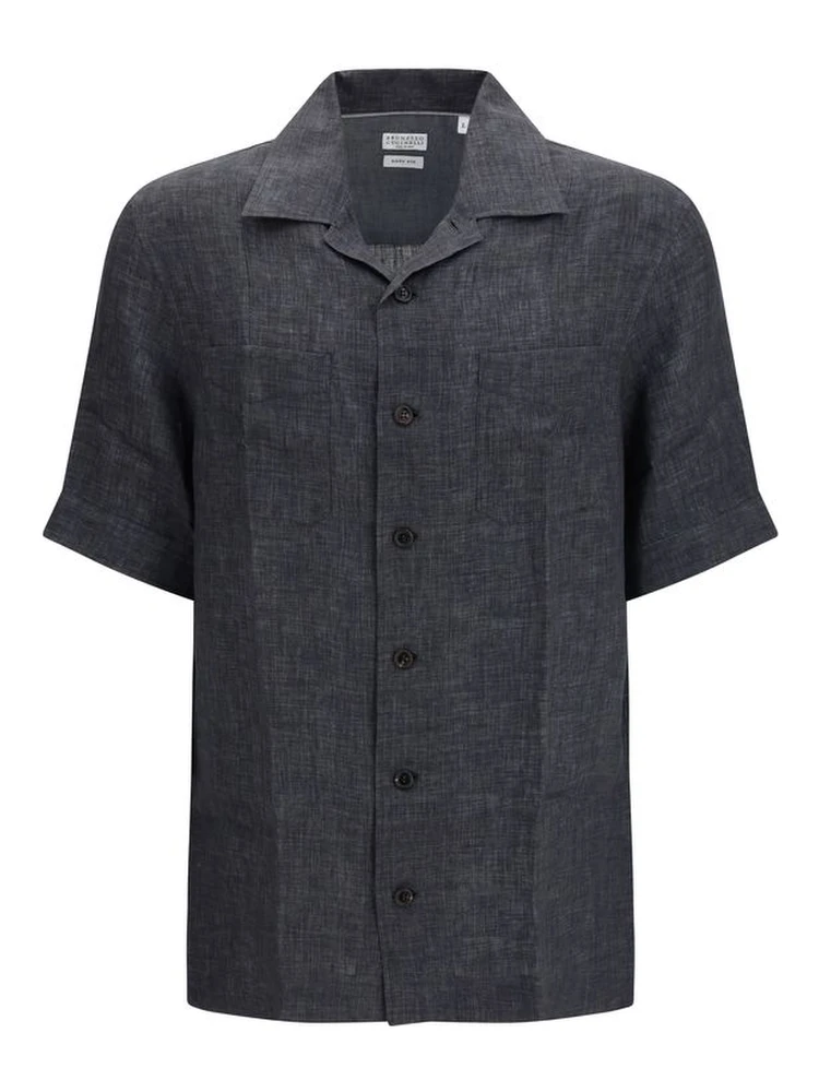 Gray Linen Shirt