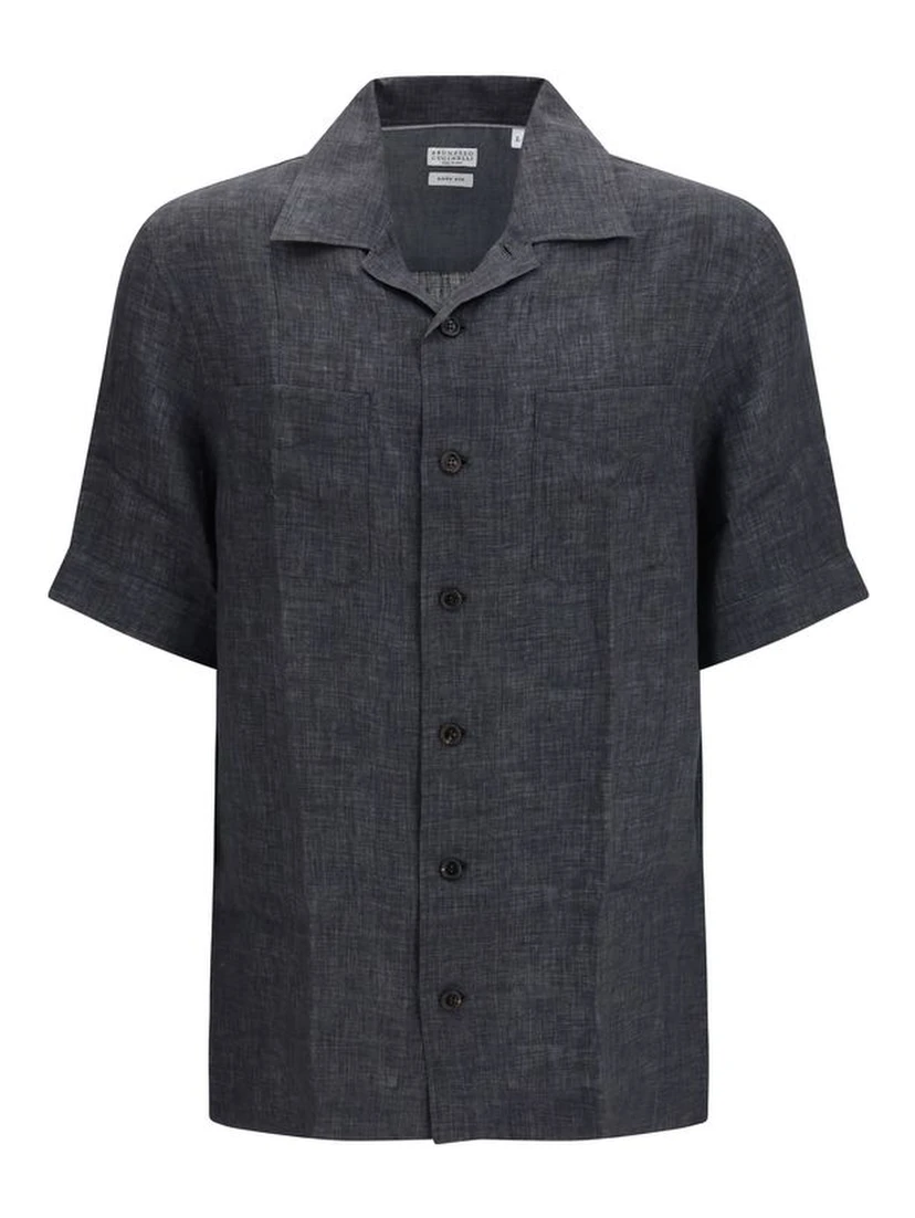 Gray Linen Shirt
