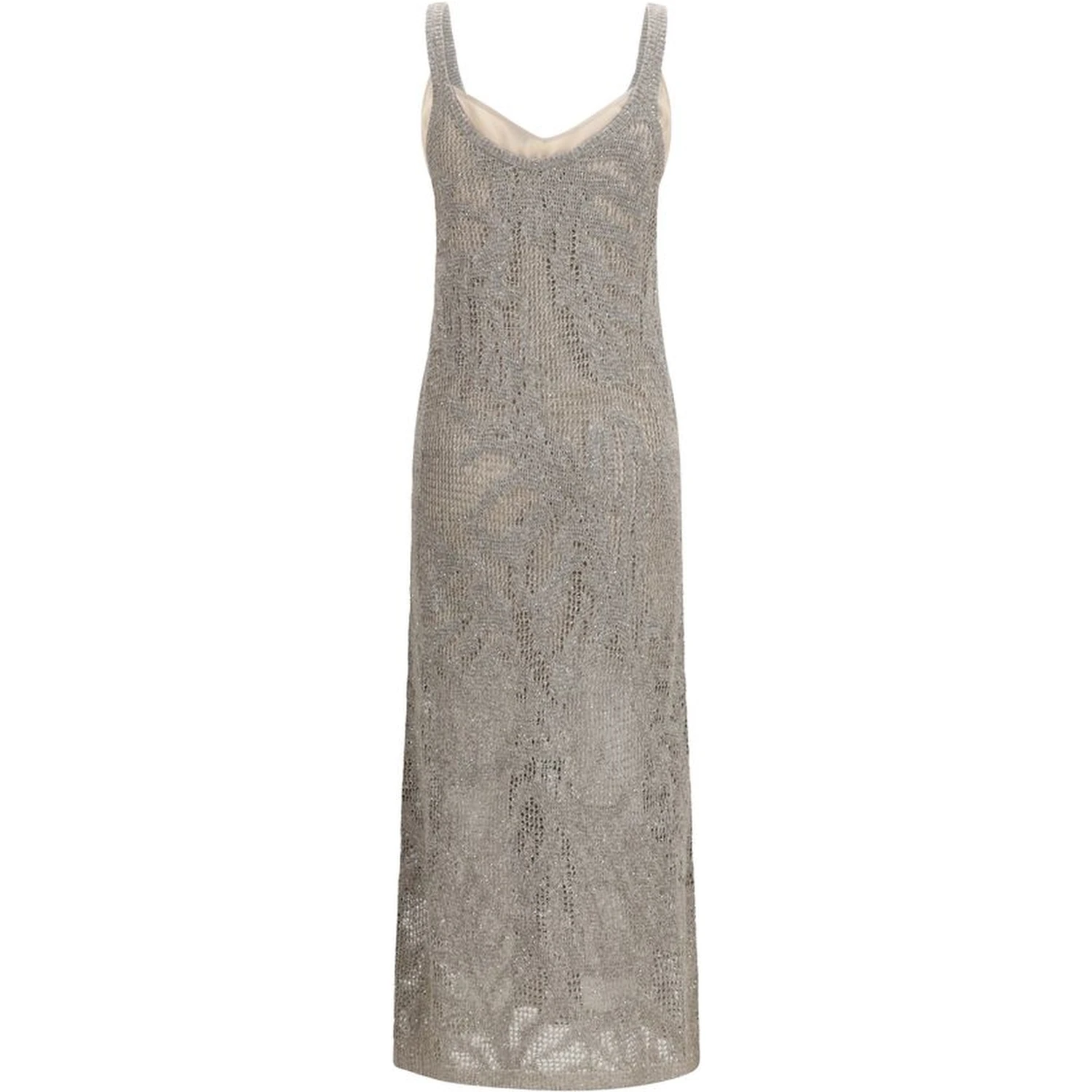 Gray Linen Casual Dress