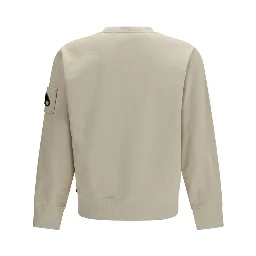 Beige Cotton Sweatshirt