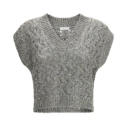 Bicolor Silk Sweatshirt