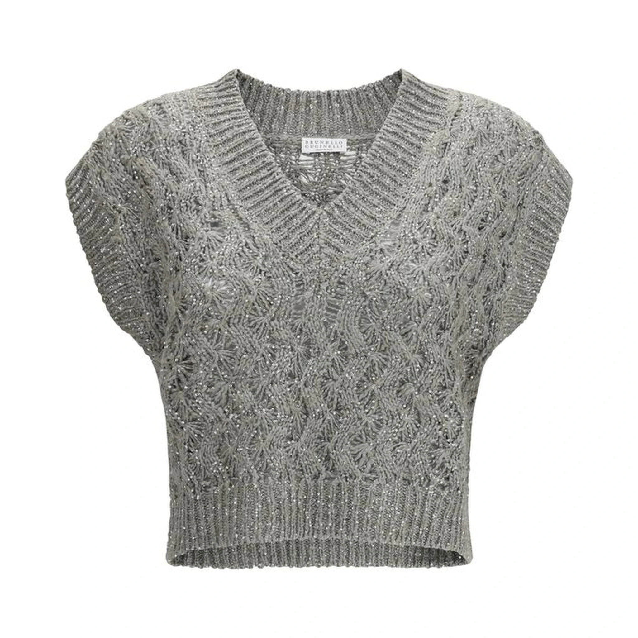 Bicolor Silk Sweatshirt