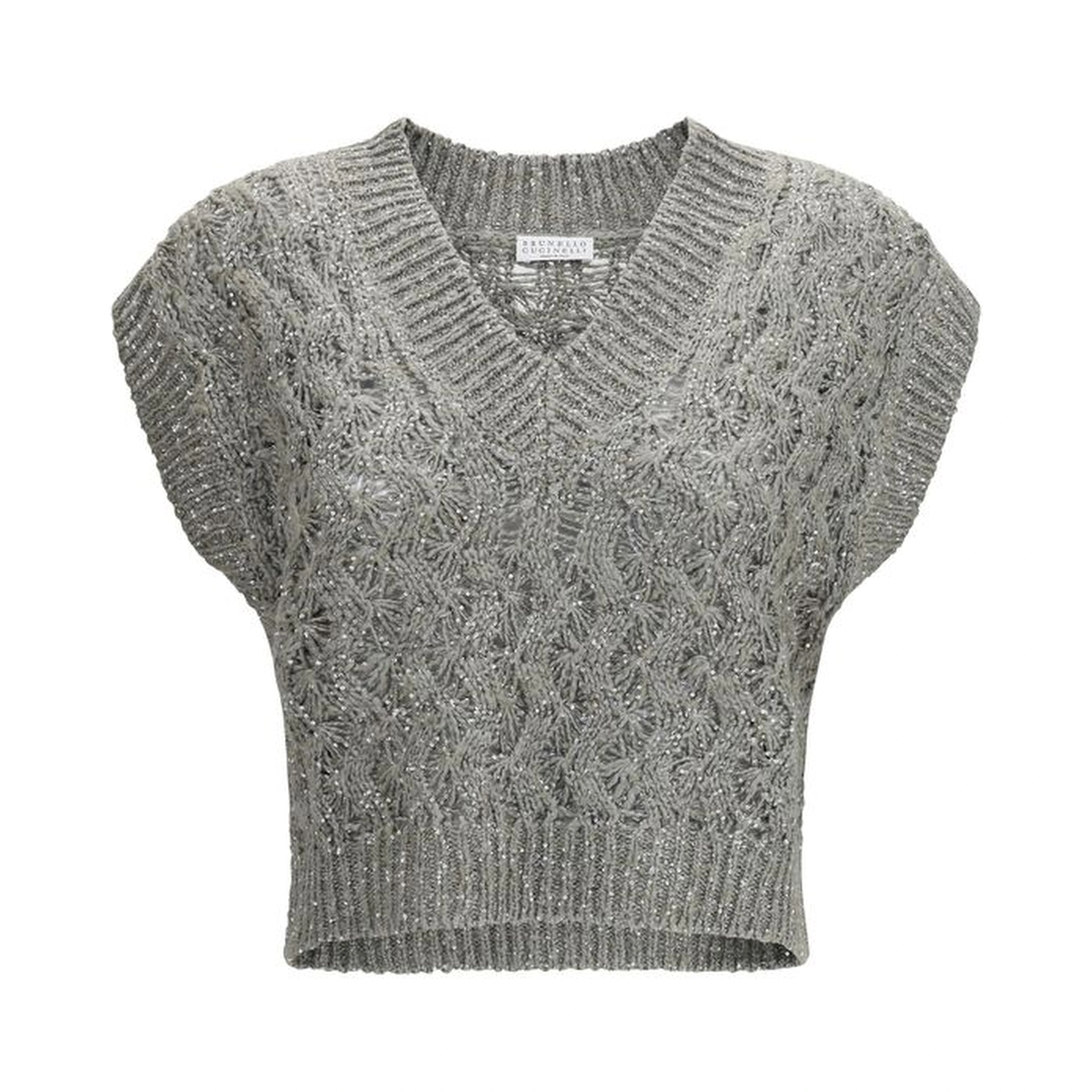 Bicolor Silk Sweatshirt