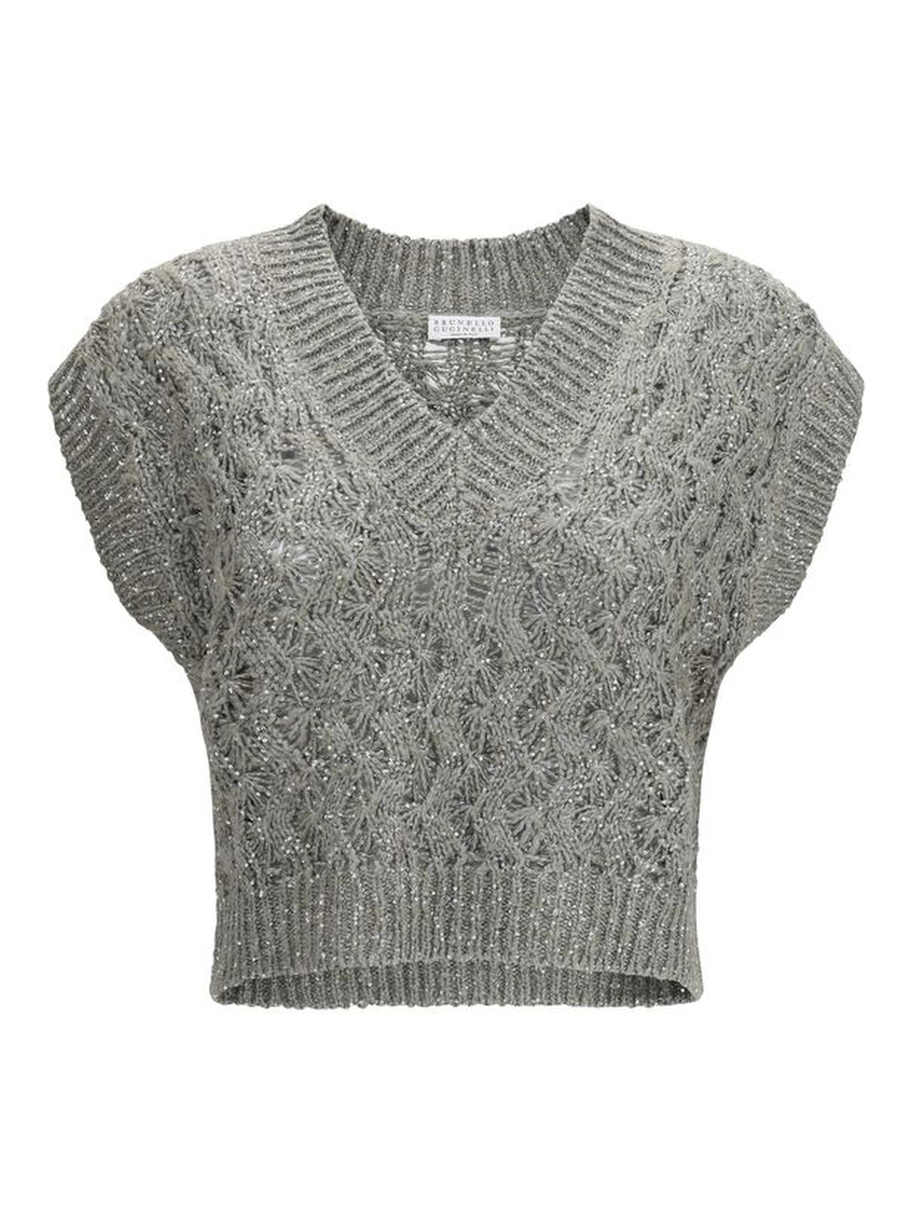 Bicolor Silk Sweatshirt