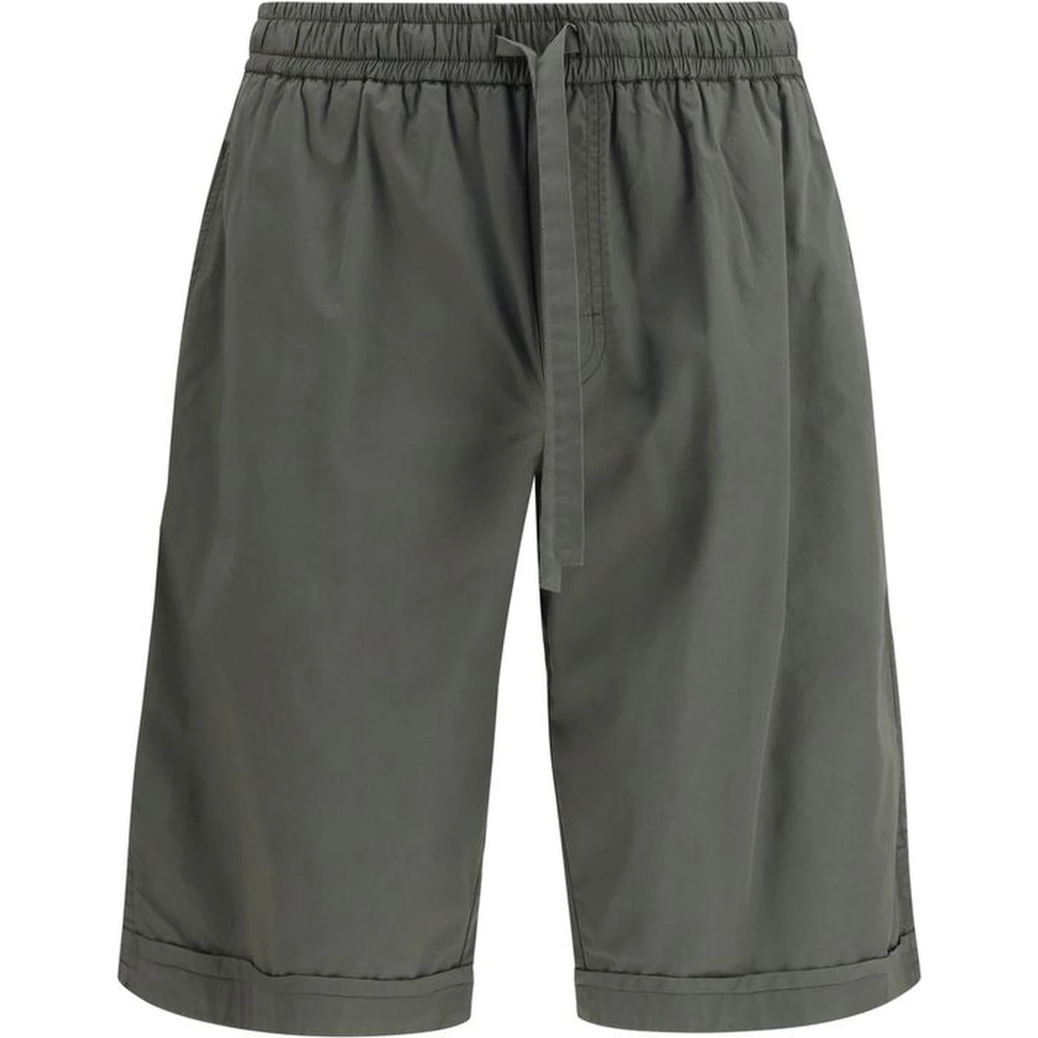 Gray Cotton Cargo Shorts