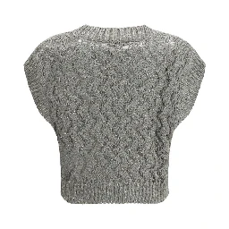 Bicolor Silk Sweatshirt