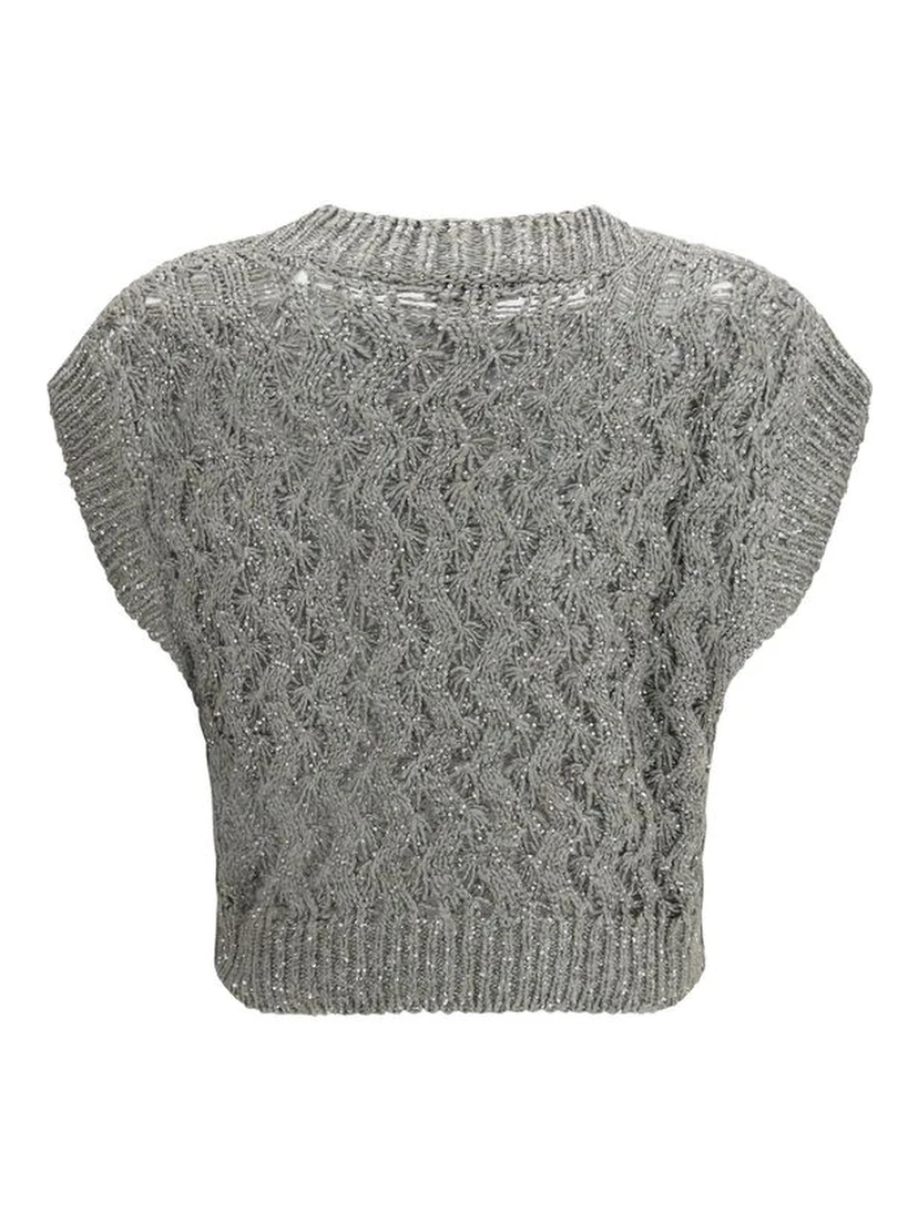 Bicolor Silk Sweatshirt